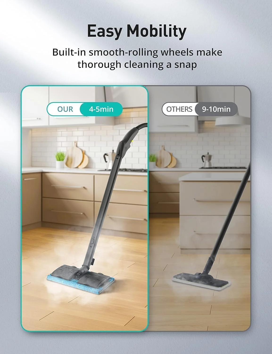 بخارشوی GearZone با لوازم جانبی، دستگاه بخارشوی چند منظوره قابل حمل با گرم شدن 5 دقیقه ای و مخزن بزرگ، مناسب برای فرش و اثاثیه، کف، کاشی، خودرو بخارشوی GearZone با لوازم جانبی، دستگاه بخارشوی چند منظوره قابل حمل با گرم شدن 5 دقیقه ای و مخزن بزرگ، مناسب برای فرش و اثاثیه، کف، کاشی، خودرو