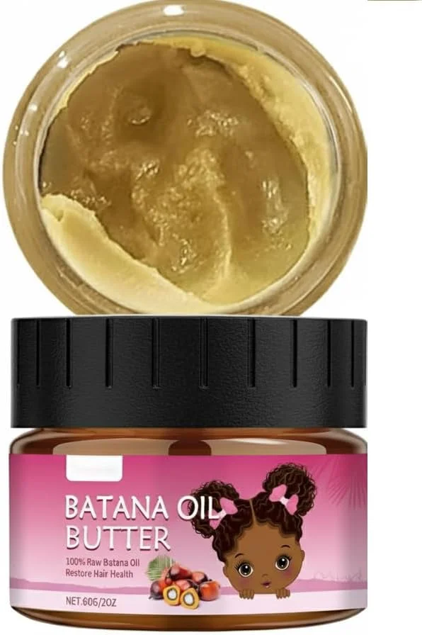 کره مو حاوی روغن باتانا 100% خالص و خام، روغن باتانا از هندوراس برای رشد مو، مرطوب کننده مو و پوست سر، مناسب برای انواع مو، ترمیم موهای آسیب دیده، 60 گرم کره مو حاوی روغن باتانا 100% خالص و خام، روغن باتانا از هندوراس برای رشد مو، مرطوب کننده مو و پوست سر، مناسب برای انواع مو، ترمیم موهای آسیب دیده، 60 گرم