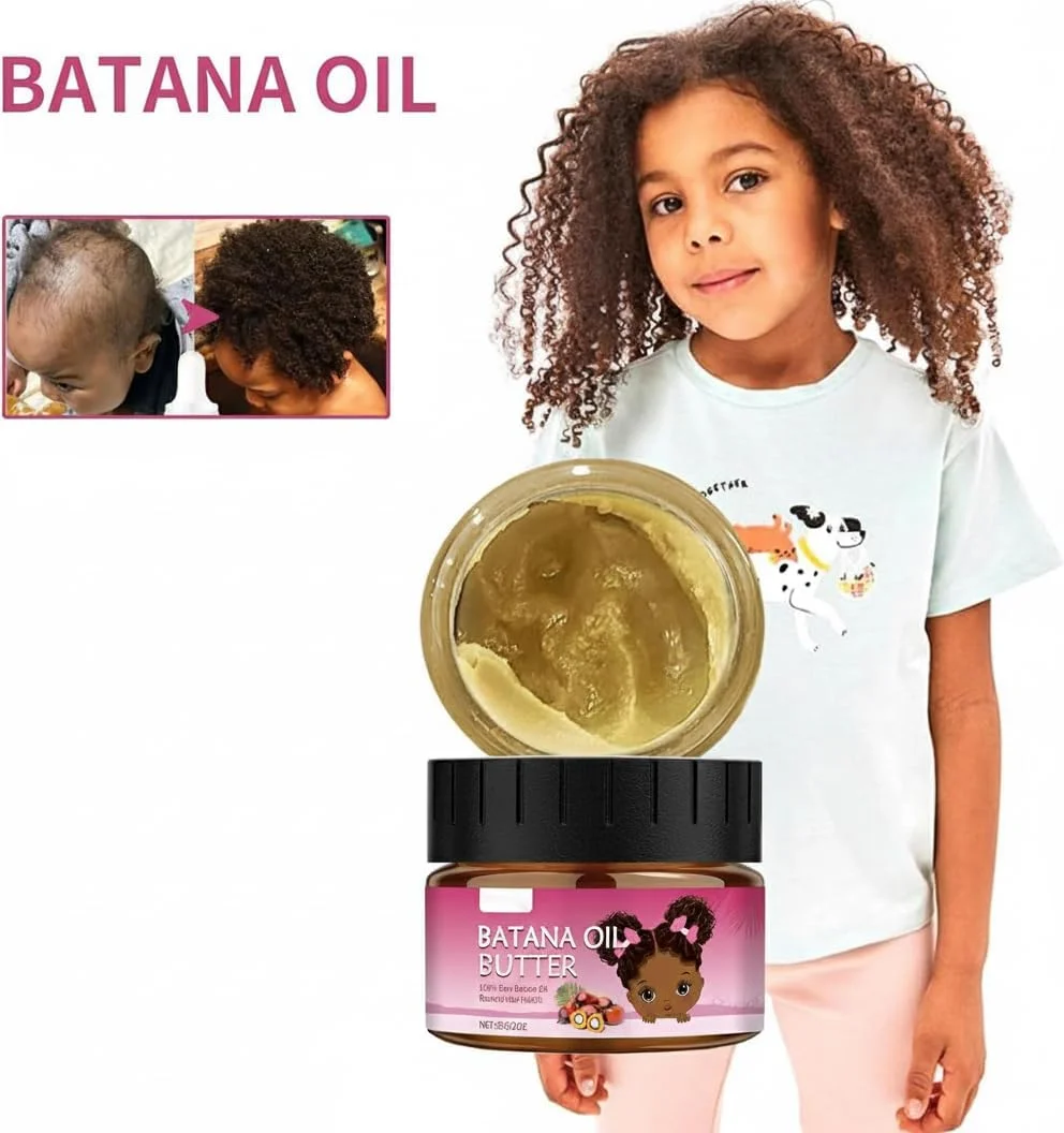 کره مو حاوی روغن باتانا 100% خالص و خام، روغن باتانا از هندوراس برای رشد مو، مرطوب کننده مو و پوست سر، مناسب برای انواع مو، ترمیم موهای آسیب دیده، 60 گرم کره مو حاوی روغن باتانا 100% خالص و خام، روغن باتانا از هندوراس برای رشد مو، مرطوب کننده مو و پوست سر، مناسب برای انواع مو، ترمیم موهای آسیب دیده، 60 گرم