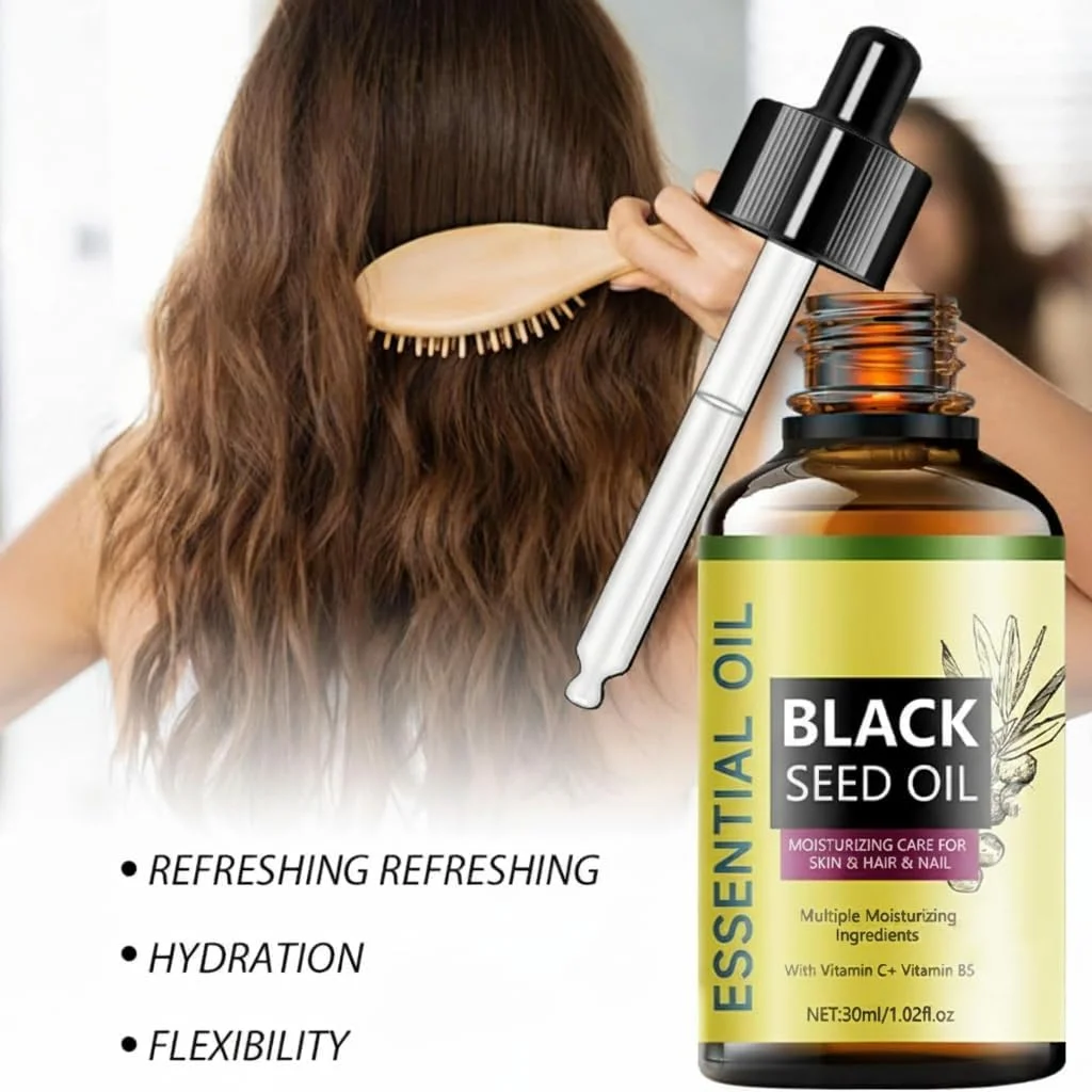 روغن مو روغن دانه سیاه KASTWAVE، ترمیم عمیق، درخشش مرطوب کننده، تقویت کننده کنترل وز، روغن موی سبک برای موخوره، موهای وز و موهای پروازی، برای انواع مو روغن مو روغن دانه سیاه KASTWAVE، ترمیم عمیق، درخشش مرطوب کننده، تقویت کننده کنترل وز، روغن موی سبک برای موخوره، موهای وز و موهای پروازی، برای انواع مو