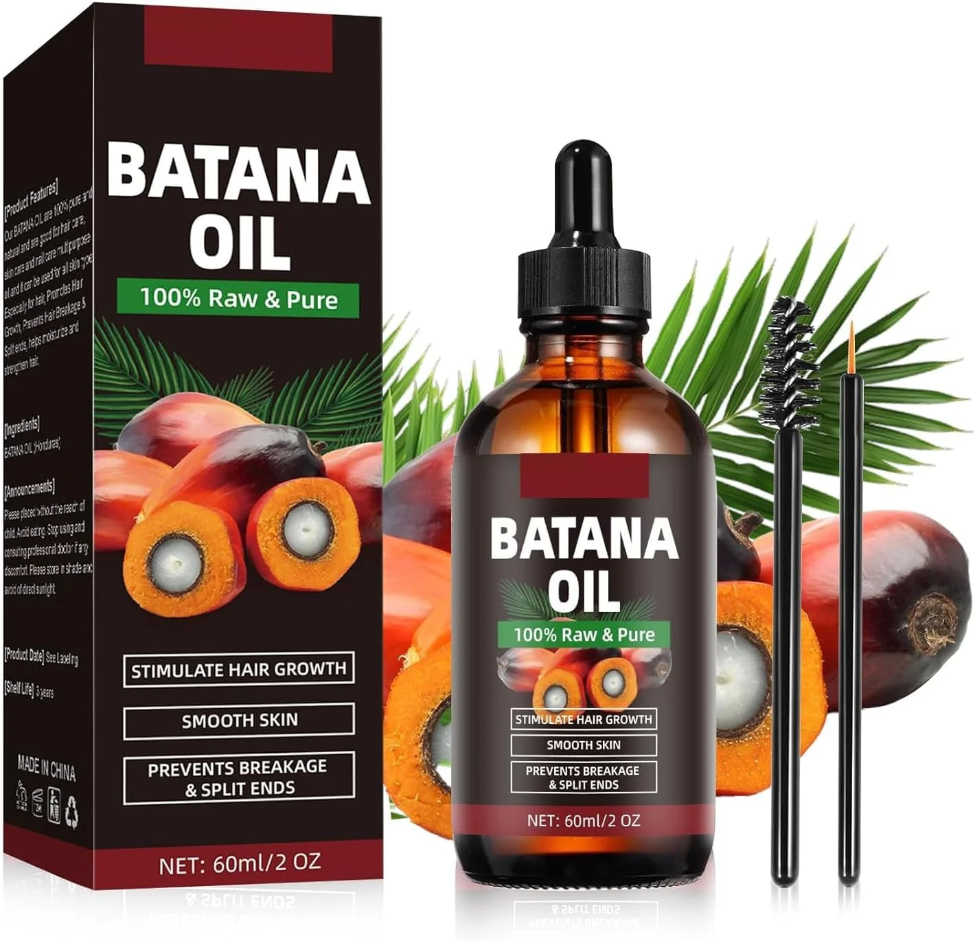 روغن باتانا LBOYLOVE® برای رشد مو، روغن باتانا ارگانیک مراقبت از مو، روغن های رشد مو برای رشد و درمان، افزایش درخشندگی و تغذیه روغن مو روغن باتانا LBOYLOVE® برای رشد مو، روغن باتانا ارگانیک مراقبت از مو، روغن های رشد مو برای رشد و درمان، افزایش درخشندگی و تغذیه روغن مو