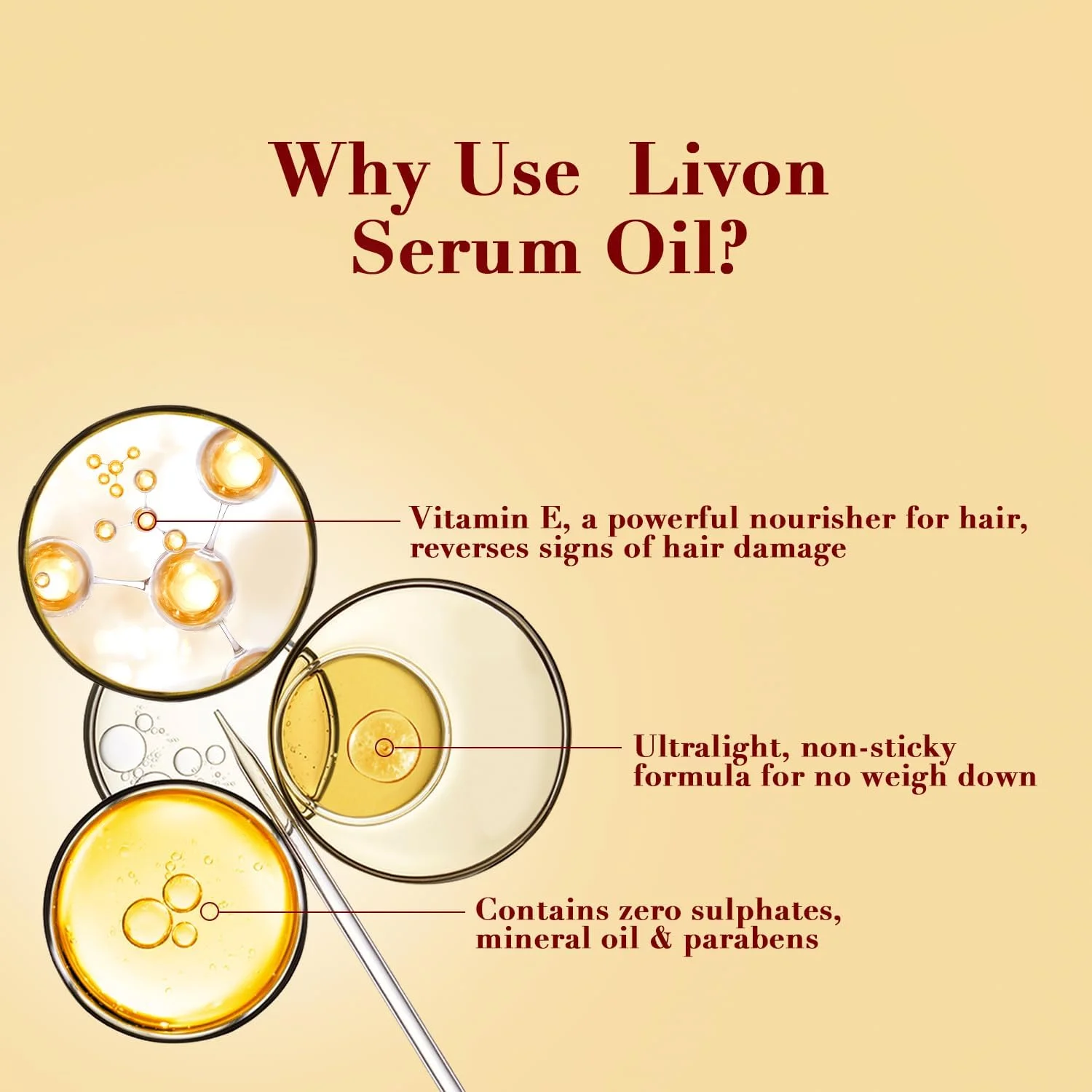 روغن سرم نفوذی ویتامین E لیوون | برای موهای قوی تر و ضخیم تر | غنی شده با عصاره های بادام و گل | بدون سولفات و پارابن | سبک و غیر چرب | 100 میلی لیتر روغن سرم نفوذی ویتامین E لیوون | برای موهای قوی تر و ضخیم تر | غنی شده با عصاره های بادام و گل | بدون سولفات و پارابن | سبک و غیر چرب | 100 میلی لیتر