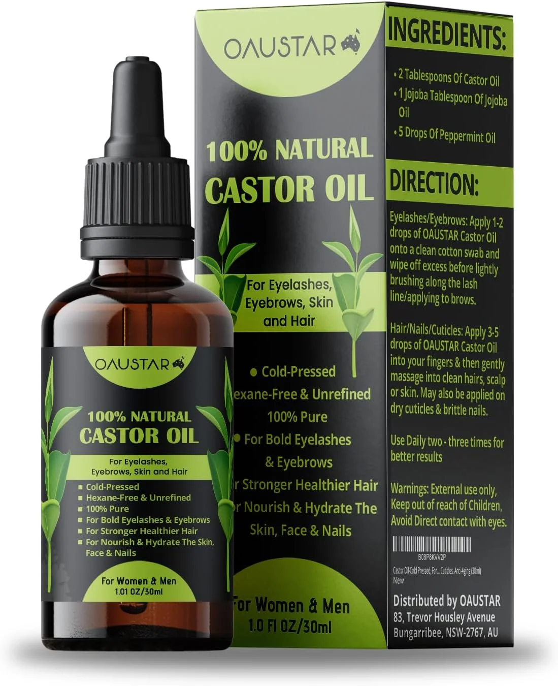 روغن کرچک OAUSTAR - پرس سرد، برای رشد مو، مژه و ابروهای پرپشت، مرطوب کننده پوست، ناخن ها و کوتیکول ها. ضد پیری (30 میلی لیتر) روغن کرچک OAUSTAR - پرس سرد، برای رشد مو، مژه و ابروهای پرپشت، مرطوب کننده پوست، ناخن ها و کوتیکول ها. ضد پیری (30 میلی لیتر)