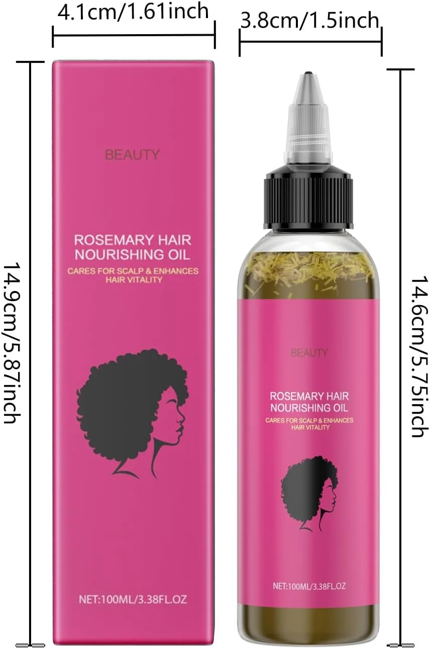 روغن رزماری Zyngkp برای رشد مو، روغن رزماری طبیعی برای رشد و ضخامت مو | تقویت و تغذیه کننده انواع مو | افزایش درخشندگی و سلامت مو، مناسب برای انواع مو (100 میلی لیتر)