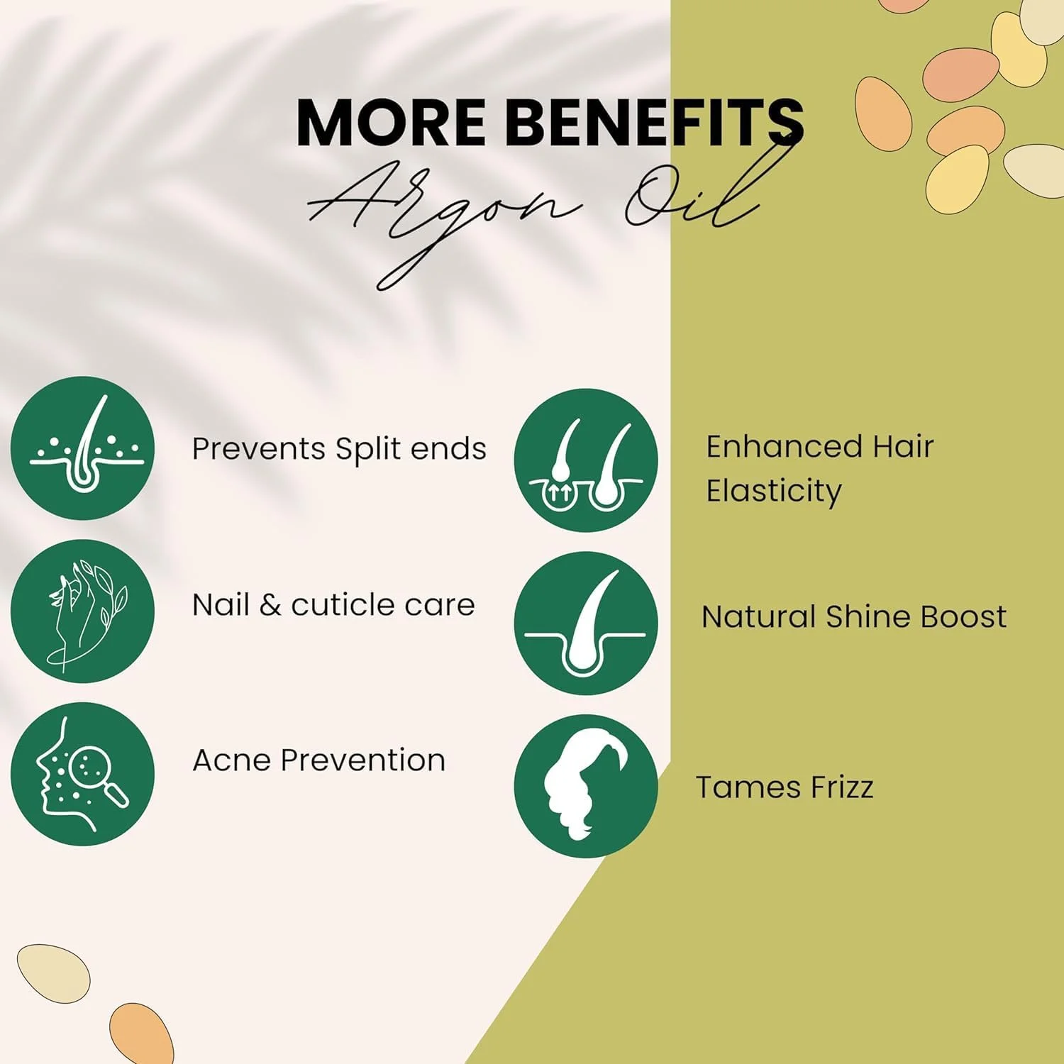 روغن آرگان خالص 118 میلی لیتری NXUS، درمان موهای آسیب دیده و پوست خشک، روغن پرس سرد طبیعی برای مو، ریش، ناخن و پوست (تکی، 1 عدد)