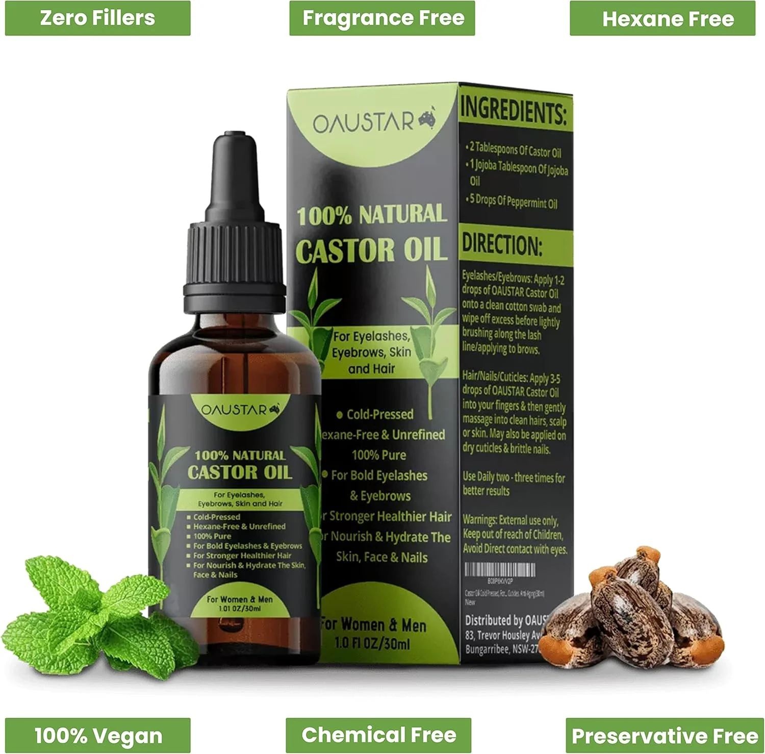 روغن کرچک OAUSTAR - پرس سرد، برای رشد مو، مژه و ابروهای پرپشت، مرطوب کننده پوست، ناخن ها و کوتیکول ها. ضد پیری (30 میلی لیتر) روغن کرچک OAUSTAR - پرس سرد، برای رشد مو، مژه و ابروهای پرپشت، مرطوب کننده پوست، ناخن ها و کوتیکول ها. ضد پیری (30 میلی لیتر)