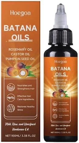 روغن تقویت کننده مو باتانا، ترکیب مغذی 4 در 1 با روغن های رزماری، کرچک و تخم کدو، فرمول مایع ارگانیک برای تقویت و ترمیم انواع مو، 1 عدد روغن درمان مو روغن تقویت کننده مو باتانا، ترکیب مغذی 4 در 1 با روغن های رزماری، کرچک و تخم کدو، فرمول مایع ارگانیک برای تقویت و ترمیم انواع مو، 1 عدد روغن درمان مو