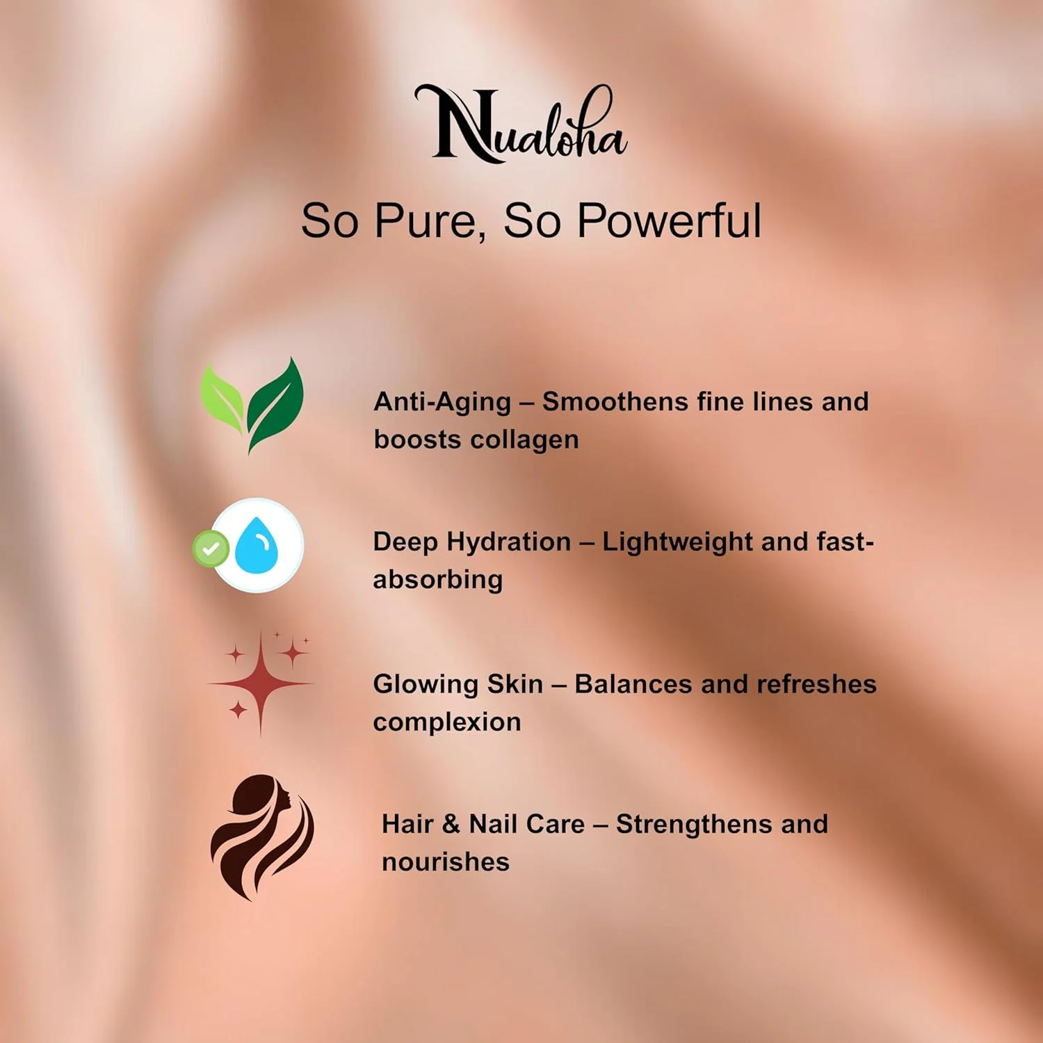 روغن باتانا ارگانیک نوالوها (Elaeis Oleifera) روغن خالص و طبیعی برای مو و پوست | پرس سرد و تصفیه نشده | مرطوب کننده احیا کننده و درمان مو - 30 میلی لیتر