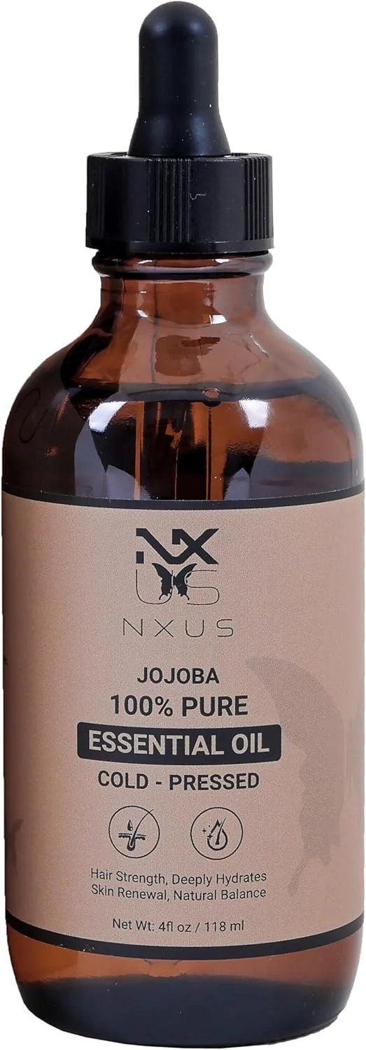 روغن جوجوبا ارگانیک ان ایکس یو اس 118 میلی لیتر - 100% خالص، پرس سرد، تصفیه نشده - برای رشد مو، شوره سر، صورت، بدن، پوست خشک، ناخن (تکی، 1 عدد) روغن جوجوبا ارگانیک ان ایکس یو اس 118 میلی لیتر - 100% خالص، پرس سرد، تصفیه نشده - برای رشد مو، شوره سر، صورت، بدن، پوست خشک، ناخن (تکی، 1 عدد)