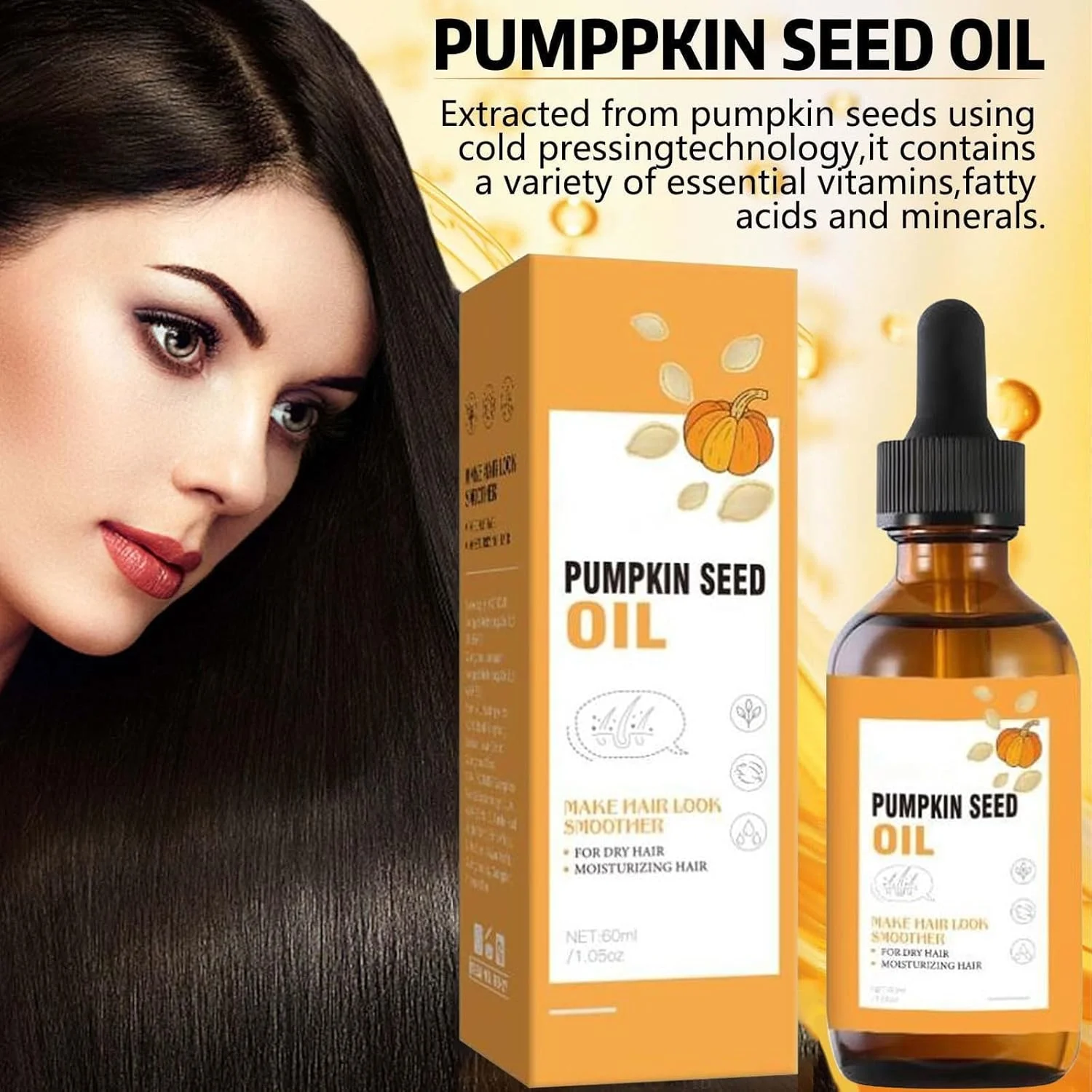 روغن دانه کدو تنبل ارگانیک، 100% خالص، پرس سرد، برای رشد مو و تغذیه پوست سر (مناسب آقایان و بانوان) روغن دانه کدو تنبل ارگانیک، 100% خالص، پرس سرد، برای رشد مو و تغذیه پوست سر (مناسب آقایان و بانوان)