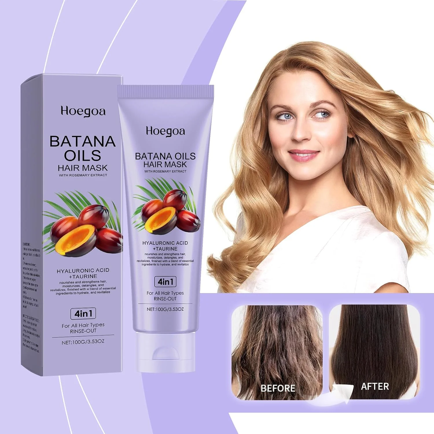 روغن باتانا برای رشد مو، فرمول ارگانیک 100% خالص، به سرعت ضخامت مو را افزایش می دهد، آسیب ها را ترمیم می کند، ریزش را متوقف می کند، پوست سر را عمیقا تغذیه می کند، ایده آل برای مراقبت از احیای موی مردان و زنان