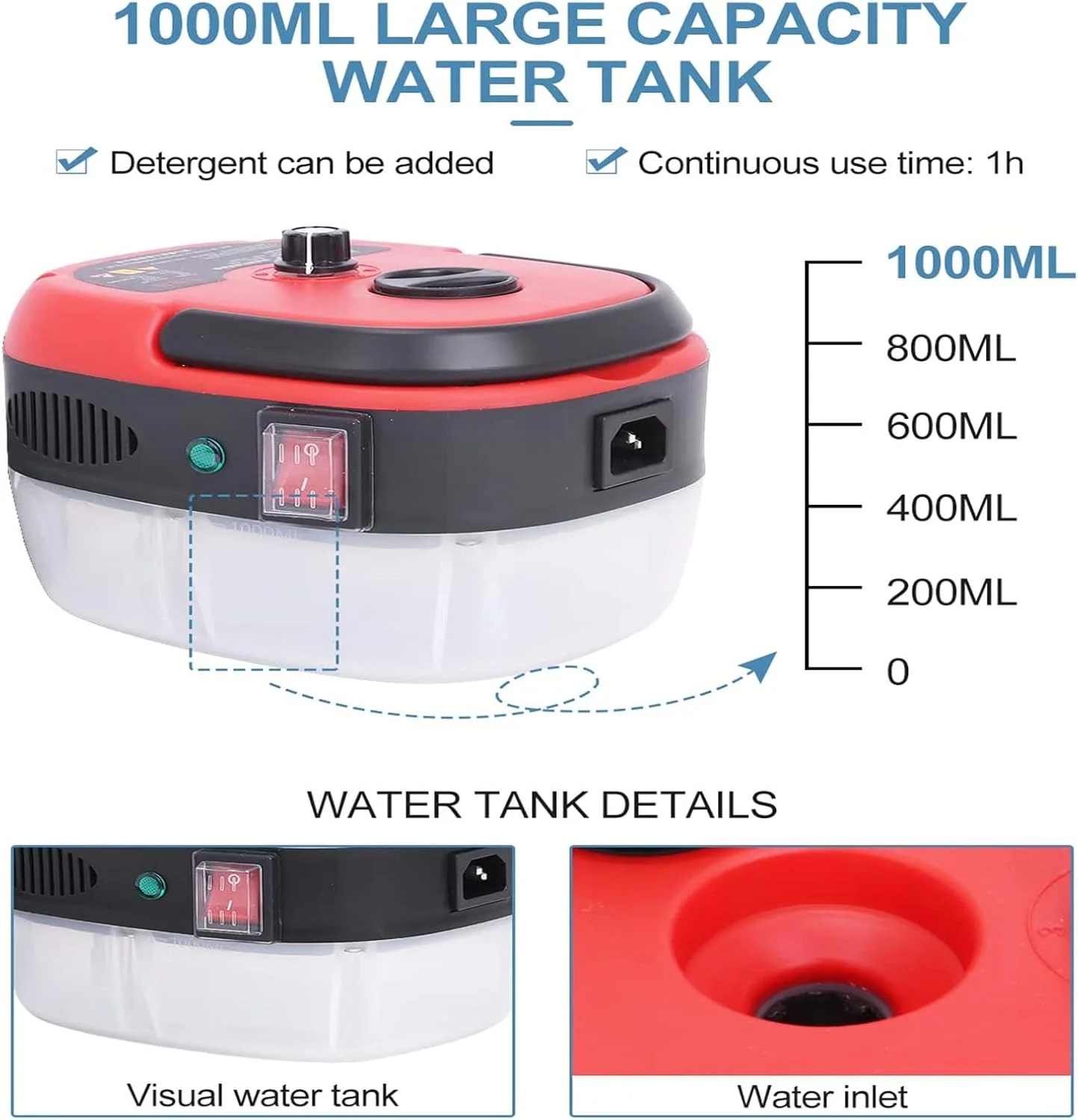 بخارشوی فشار قوی 2500 واتی wzfdm، بخارشوی چند منظوره دستی، دستگاه بخارشوی قابل حمل، ابزار بخار قدرتمند، قرمز بخارشوی فشار قوی 2500 واتی wzfdm، بخارشوی چند منظوره دستی، دستگاه بخارشوی قابل حمل، ابزار بخار قدرتمند، قرمز