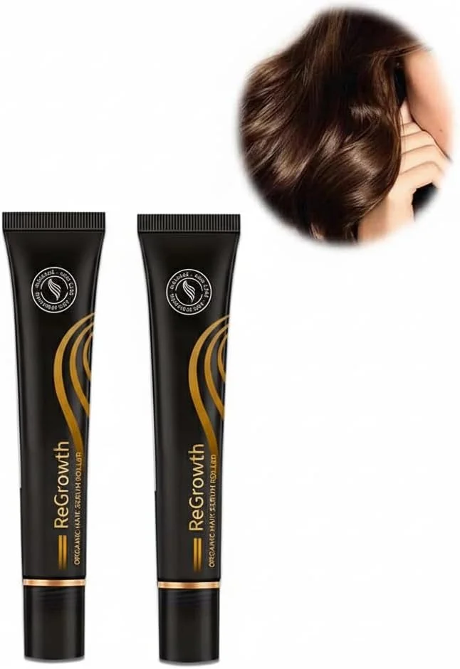 سرم ارگانیک رشد مجدد مو آزونه با ماساژور توپی، روغن رشد مو 2 عددی برای موهای قوی تر و ضخیم تر، درمان خط رویش مو و طاسی الگویی سرم ارگانیک رشد مجدد مو آزونه با ماساژور توپی، روغن رشد مو 2 عددی برای موهای قوی تر و ضخیم تر، درمان خط رویش مو و طاسی الگویی