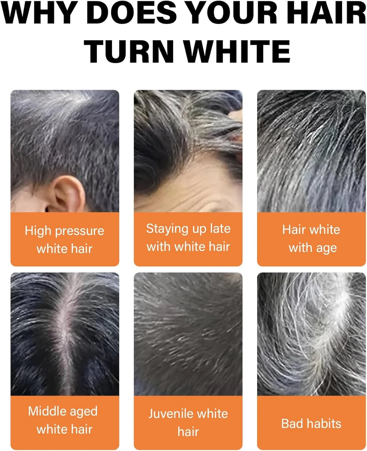 اسپری گیاهی معکوس کننده موهای سفید، سرم نرم کننده مو آزونی Polygonum Multiflorum برای رشد و تیره شدن مو، تقویت کننده رشد مو، کاهش دهنده نازک شدن و ریزش مو، برای آقایان و بانوان اسپری گیاهی معکوس کننده موهای سفید، سرم نرم کننده مو آزونی Polygonum Multiflorum برای رشد و تیره شدن مو، تقویت کننده رشد مو، کاهش دهنده نازک شدن و ریزش مو، برای آقایان و بانوان