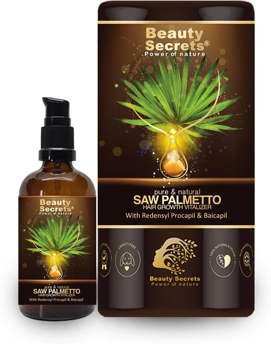 سرم سائو پالمتو بیوتی سکرتز برای زنان و مردان - کاهش ریزش مو، تحریک رشد 30 میلی لیتر | احیا کننده طبیعی رشد مو غنی شده با ردنسل، بیوتین و روغن رزماری سرم سائو پالمتو بیوتی سکرتز برای زنان و مردان - کاهش ریزش مو، تحریک رشد 30 میلی لیتر | احیا کننده طبیعی رشد مو غنی شده با ردنسل، بیوتین و روغن رزماری