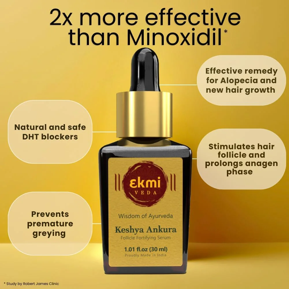 سرم محرک رشد مو EKMIVEDA با مسدود کننده DHT، Redensyl، Procapil، گیاهان آیورودا، آملا، برهمی، Capilia Longa. سرم تحریک کننده فولیکول. درمان ریزش مو برای زنان و مردان، موهای ضخیم تر 30 میلی لیتر سرم محرک رشد مو EKMIVEDA با مسدود کننده DHT، Redensyl، Procapil، گیاهان آیورودا، آملا، برهمی، Capilia Longa. سرم تحریک کننده فولیکول. درمان ریزش مو برای زنان و مردان، موهای ضخیم تر 30 میلی لیتر