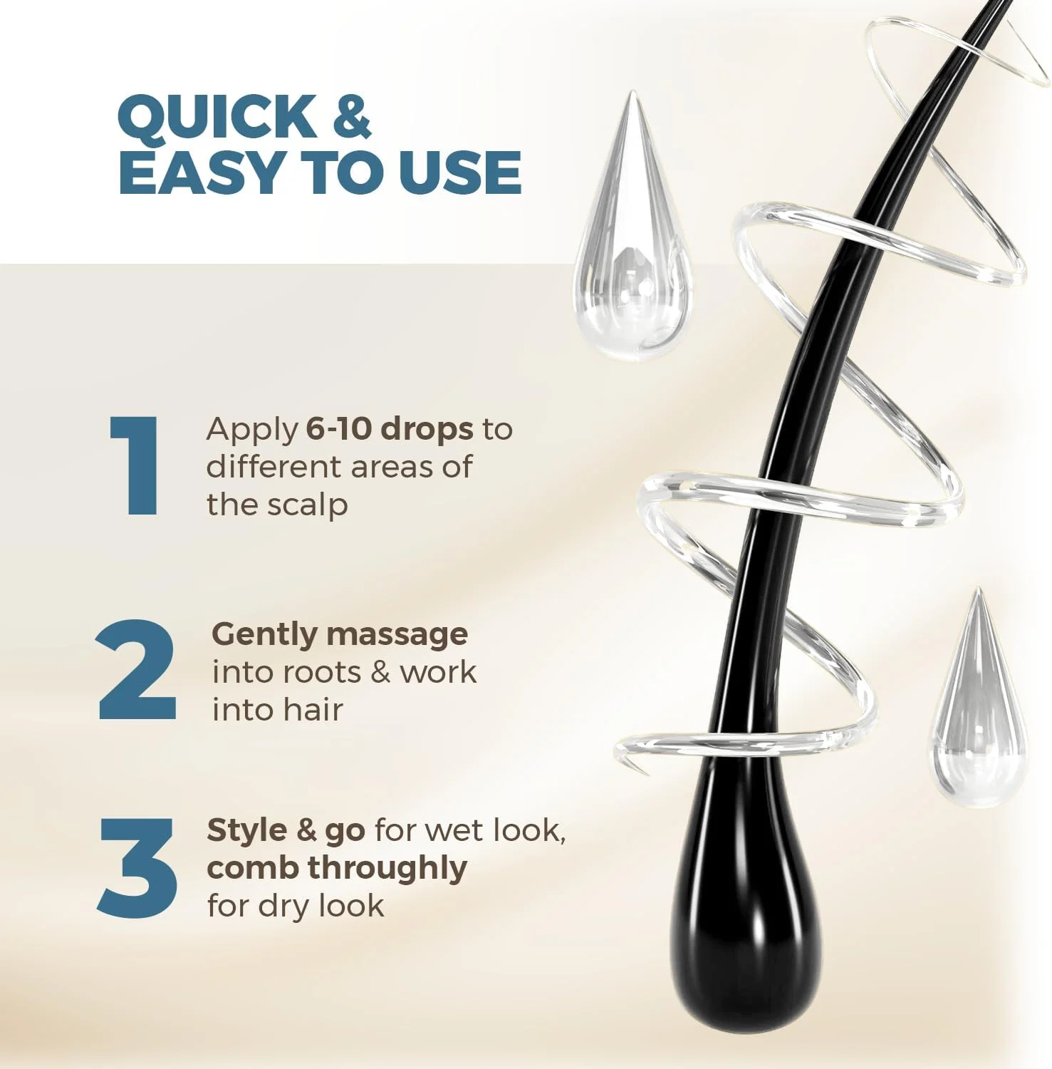 سرم مو Ecklonia Cava - حجم دهنده و تقویت کننده رشد مو برای انواع مو، ژل حالت دهنده با انعطاف پذیری بالا حاوی MSM و بیوتین برای خانم ها و آقایان، 120 میلی لیتر سرم مو Ecklonia Cava - حجم دهنده و تقویت کننده رشد مو برای انواع مو، ژل حالت دهنده با انعطاف پذیری بالا حاوی MSM و بیوتین برای خانم ها و آقایان، 120 میلی لیتر