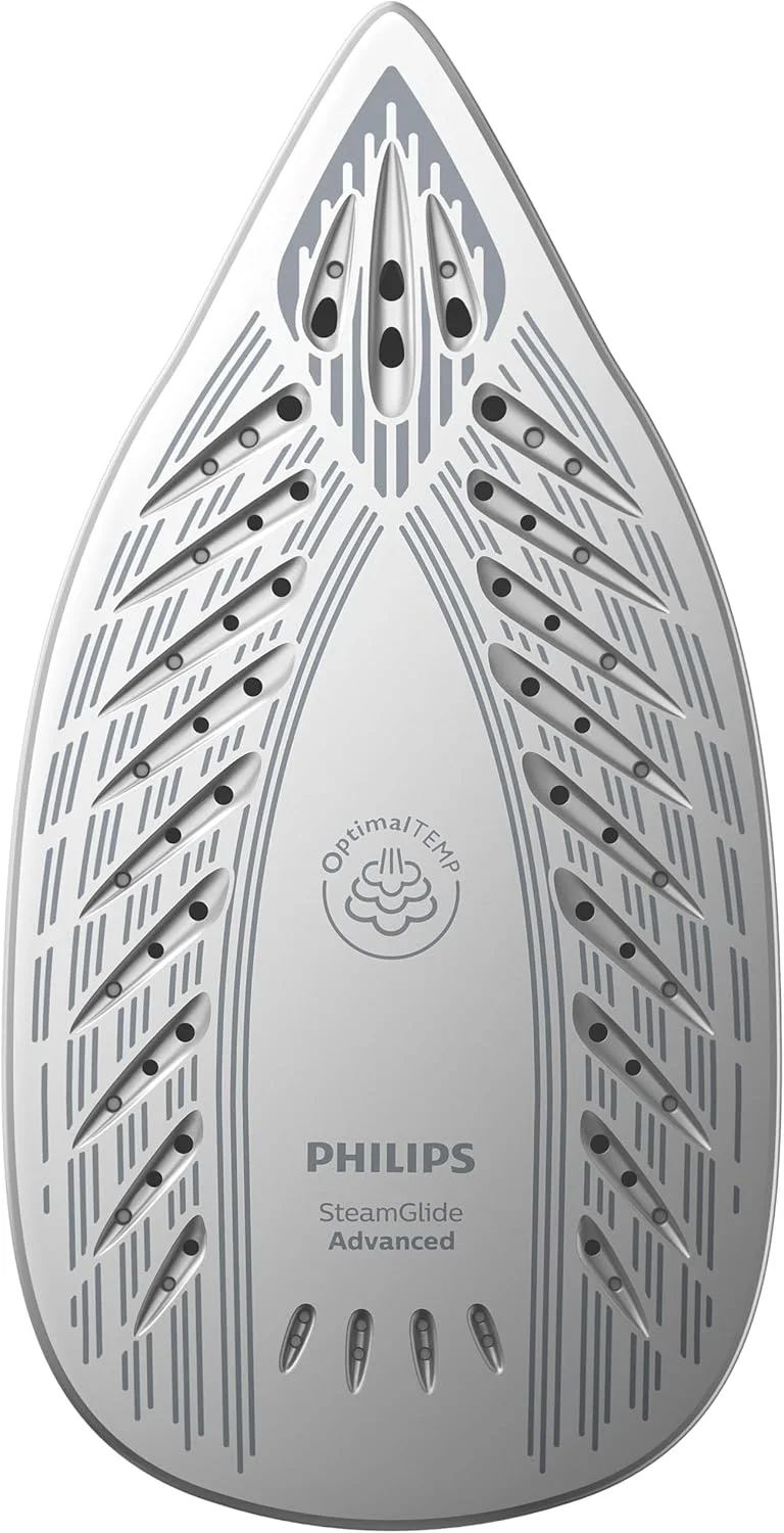 اتو بخار مخزن دار فیلیپس سری PerfectCare 6000 مدل PSG6064/86 - توان 2400 وات، بخاردهی مداوم 130 گرم در دقیقه، مخزن 1.8 لیتری، فناوری OptimalTEMP، مشکی/طلایی