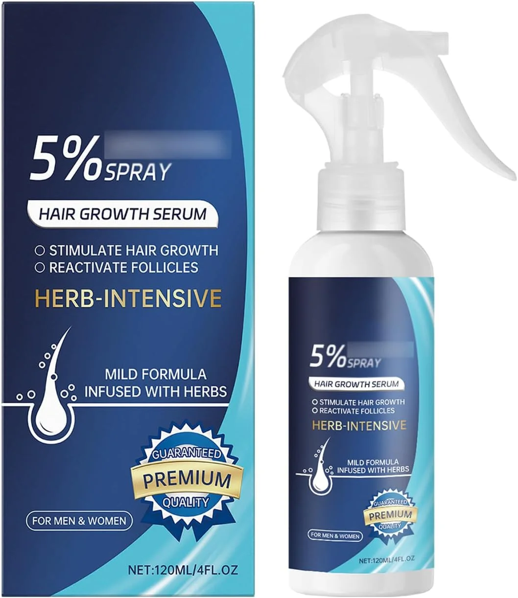 سرم رشد مو، سرم مو 120 میلی لیتری برای رشد مو، رشد طبیعی مو برای مردان و زنان، تقویت مو و جلوگیری از ریزش مو، هدیه برای مردان و زنان