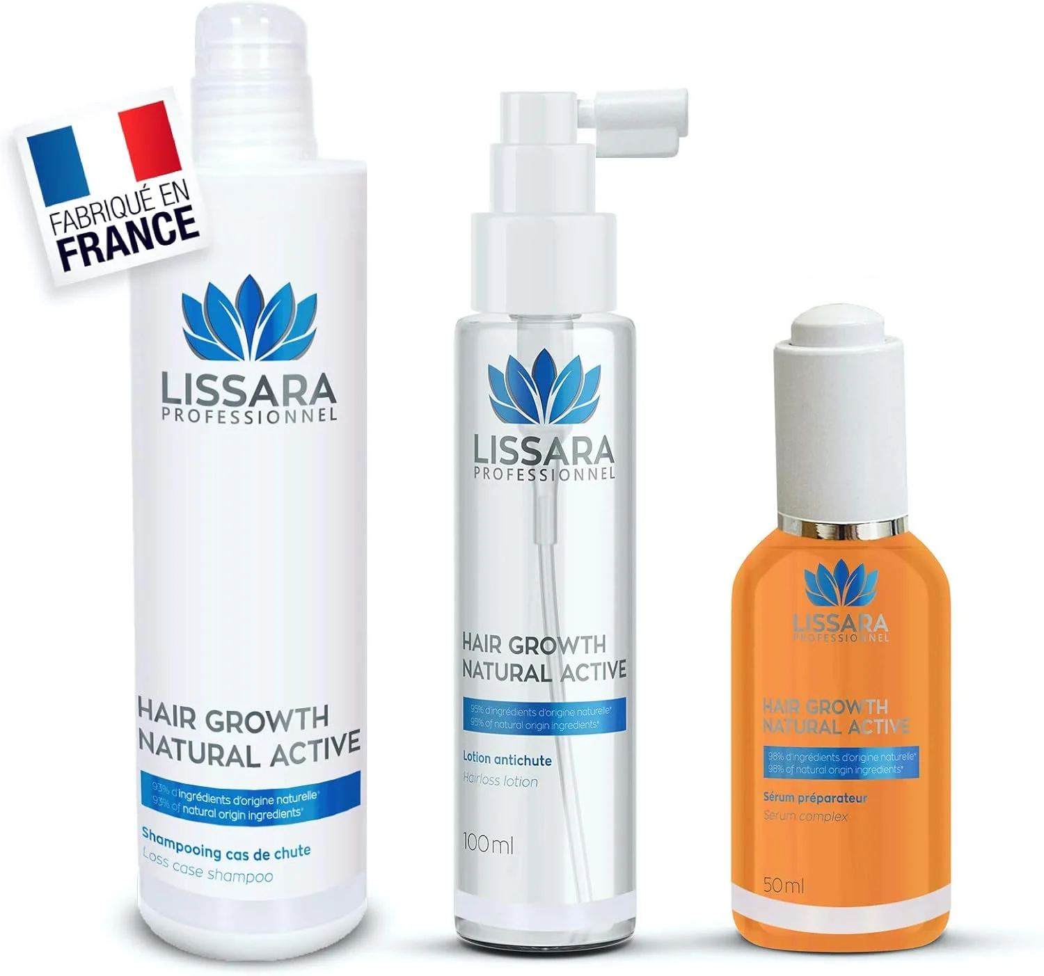 مجموعه درمان ضد ریزش مو Lissara، رشد مو با مواد فعال طبیعی، شامپو 200 میلی لیتر، لوسیون 100 میلی لیتر، سرم 50 میلی لیتر، بدون سولفات و پارابن مجموعه درمان ضد ریزش مو Lissara، رشد مو با مواد فعال طبیعی، شامپو 200 میلی لیتر، لوسیون 100 میلی لیتر، سرم 50 میلی لیتر، بدون سولفات و پارابن