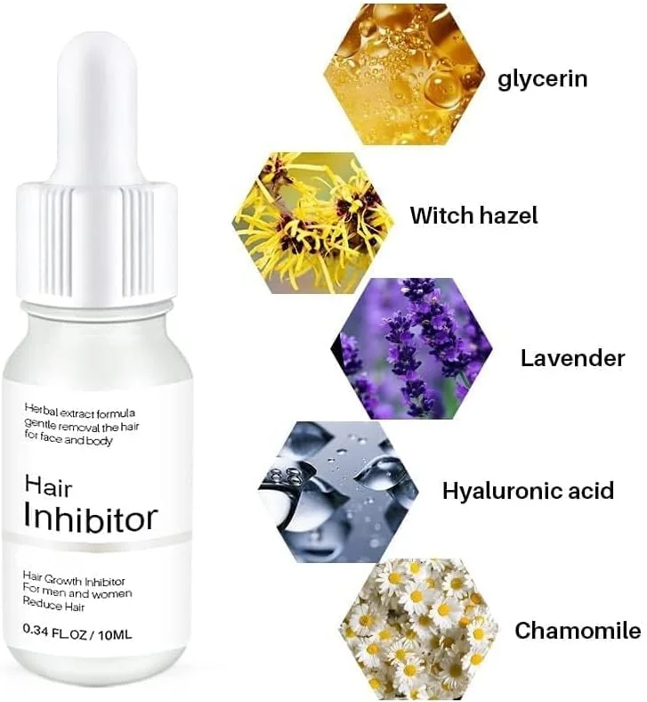 سرم مهار کننده مو LINEDSON، 2 عدد، برای صورت، مهار کننده رشد مو، عصاره گیاهی طبیعی ملایم، کرم دائمی رفع موهای زائد، توقف رشد موهای صورت زنان سرم مهار کننده مو LINEDSON، 2 عدد، برای صورت، مهار کننده رشد مو، عصاره گیاهی طبیعی ملایم، کرم دائمی رفع موهای زائد، توقف رشد موهای صورت زنان