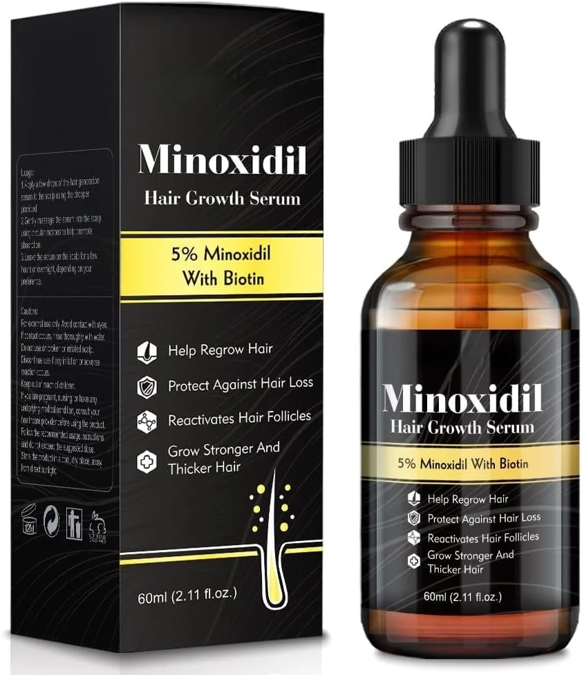 سرم رشد مو KUTONTECH، محلول 5% ماینو دیاکت، سرم موی متراکم، روغن مغذی پوست سر، کاهش علمی ریزش مو.