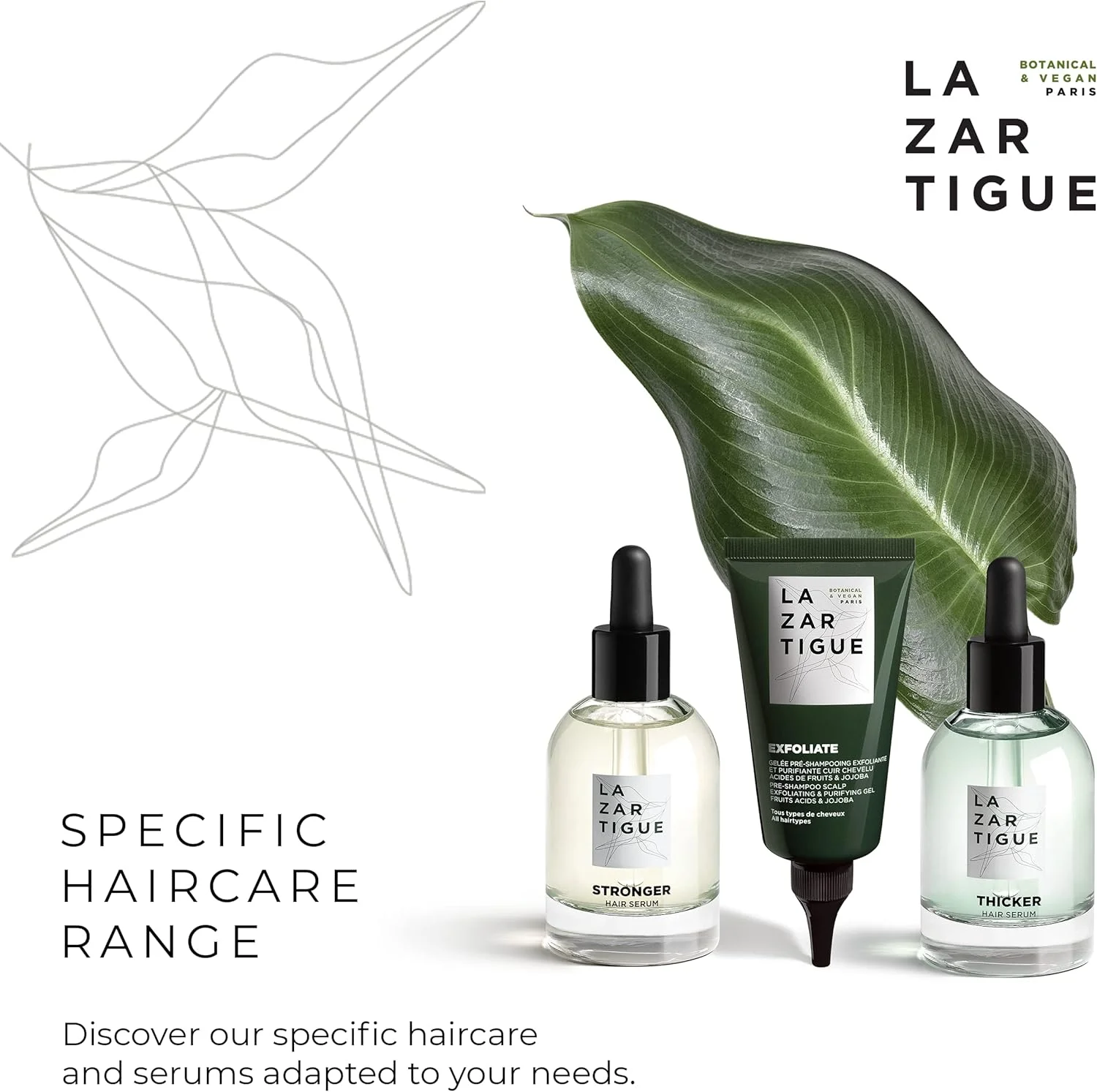 سرم موی قوی کننده لازارتیگ، درمان حجم دهنده و تسکین دهنده برای موهای نازک، وگان، بدون سولفات و سیلیکون، 50 میلی لیتر سرم موی قوی کننده لازارتیگ، درمان حجم دهنده و تسکین دهنده برای موهای نازک، وگان، بدون سولفات و سیلیکون، 50 میلی لیتر