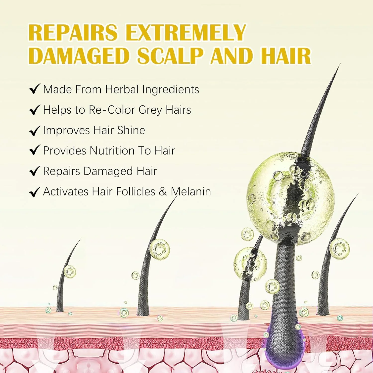 محلول رشد موی 5% ماینوکسیدیل LBOYLOVE® برای آقایان و بانوان، محلول رشد موی ماینوکسیدیل و درمارولر پوست سر 0.25 میلی متری برای ریزش مو، نازک شدن و درمان سریعتر رشد مجدد، فرمول غیر چرب