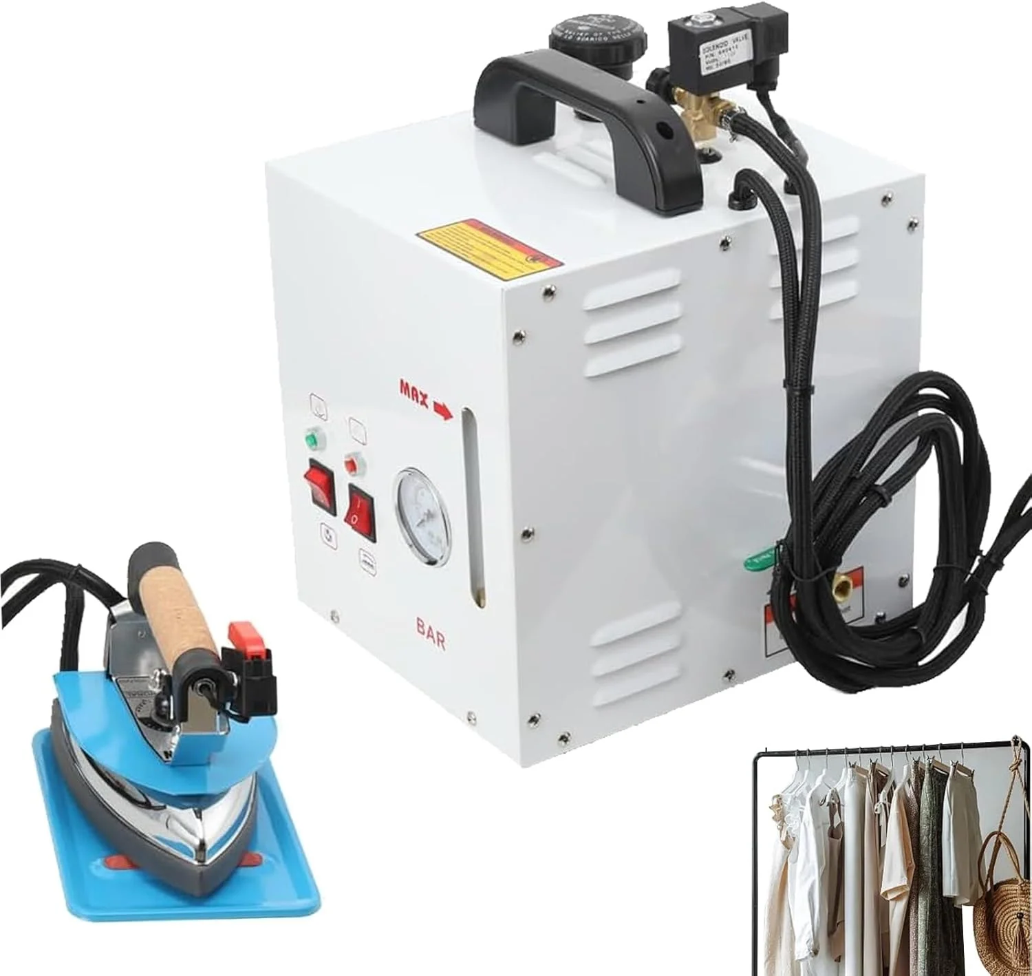 اتو بخار ژنراتوری، دیگ بخار 4 لیتری با طراحی محافظت در برابر کمبود آب، ایستگاه اتو بخار با دمای قابل تنظیم، تجسم فشار بخار، بخارگر لباس برای خشکشویی اتو بخار ژنراتوری، دیگ بخار 4 لیتری با طراحی محافظت در برابر کمبود آب، ایستگاه اتو بخار با دمای قابل تنظیم، تجسم فشار بخار، بخارگر لباس برای خشکشویی