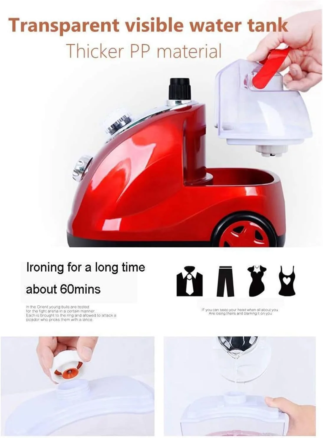 اتو، اتو بخار لباس ژنراتور بخار مداوم برای لباس آویزان اتو برقی عمودی برس دستی