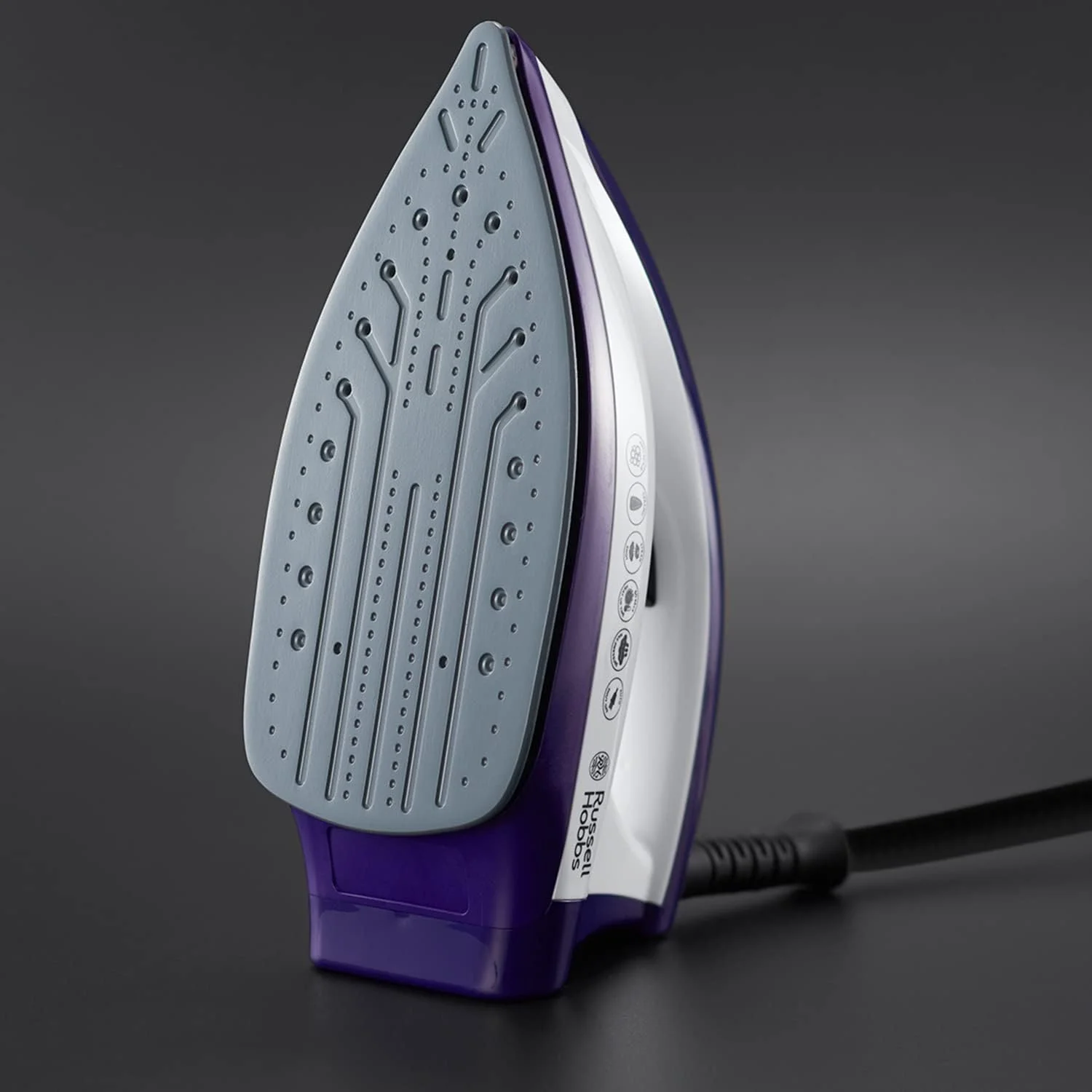 اتو بخار مخزن دار راسل هابز Steam Power، مخزن آب جداشدنی 1.3 لیتری، کفی سرامیکی، شات بخار 130 گرمی، خروجی 110 گرمی، نگهداری عمودی، دسته حمل، محل نگهداری سیم، 2600 وات 24440 بنفش و سفید اتو بخار مخزن دار راسل هابز Steam Power، مخزن آب جداشدنی 1.3 لیتری، کفی سرامیکی، شات بخار 130 گرمی، خروجی 110 گرمی، نگهداری عمودی، دسته حمل، محل نگهداری سیم، 2600 وات 24440 بنفش و سفید