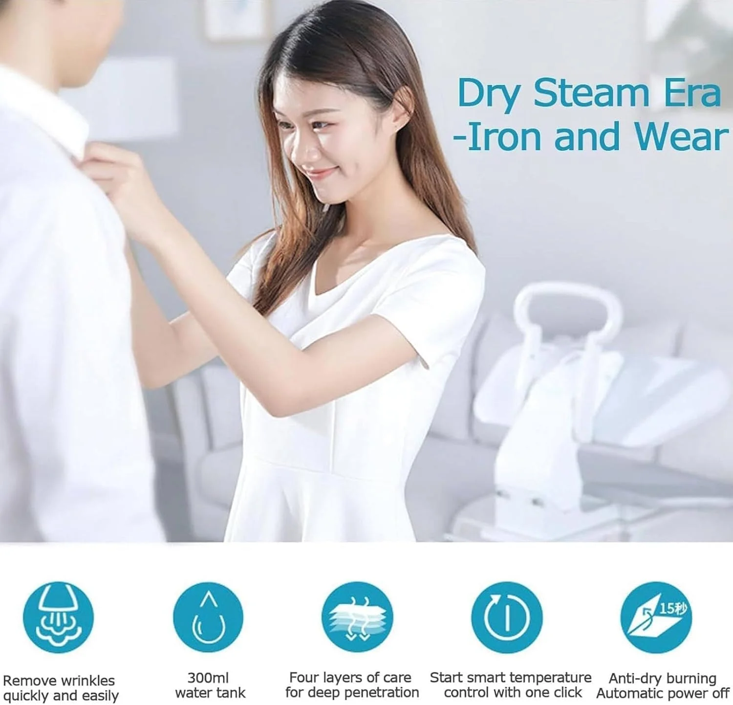 پرس بخار 1800 واتی، اتو پرس بخار، اتو پرس بخار سنگین، دستگاه اتو کشی ملحفه هتلی، به همراه پایه، مخزن آب بزرگ، مناسب برای هتل ها، پرستاری، سالن های زیبایی 65 سانتی متر