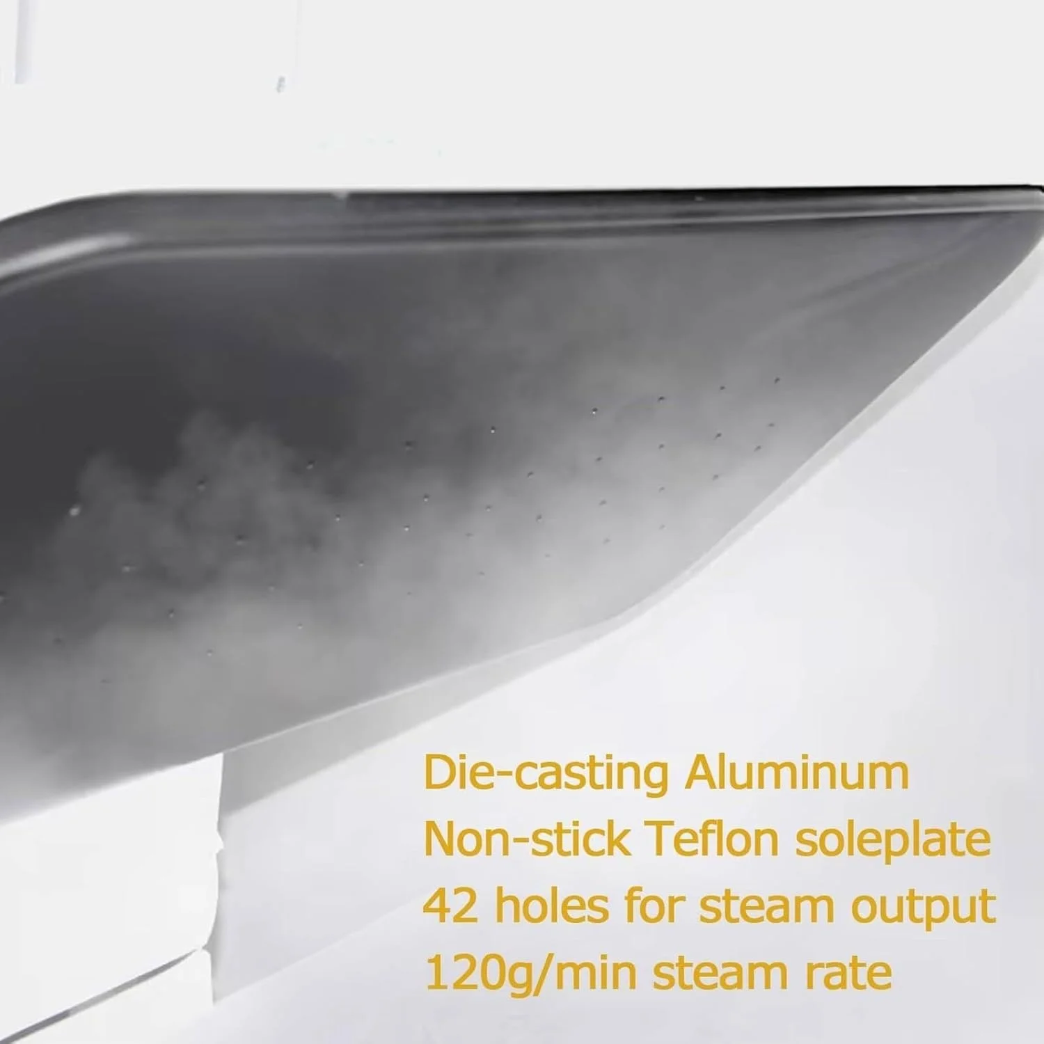 پرس اتو بخار بزرگ، دستگاه اتو اتوماتیک 1800 وات، مساحت 800×310 میلی متر، فشار 50 کیلوگرم، مخزن آب 300 میلی لیتر، دمای قابل تنظیم، پرس بخار هوشمند برای هتل ها، خشکشویی (همراه با پایه)