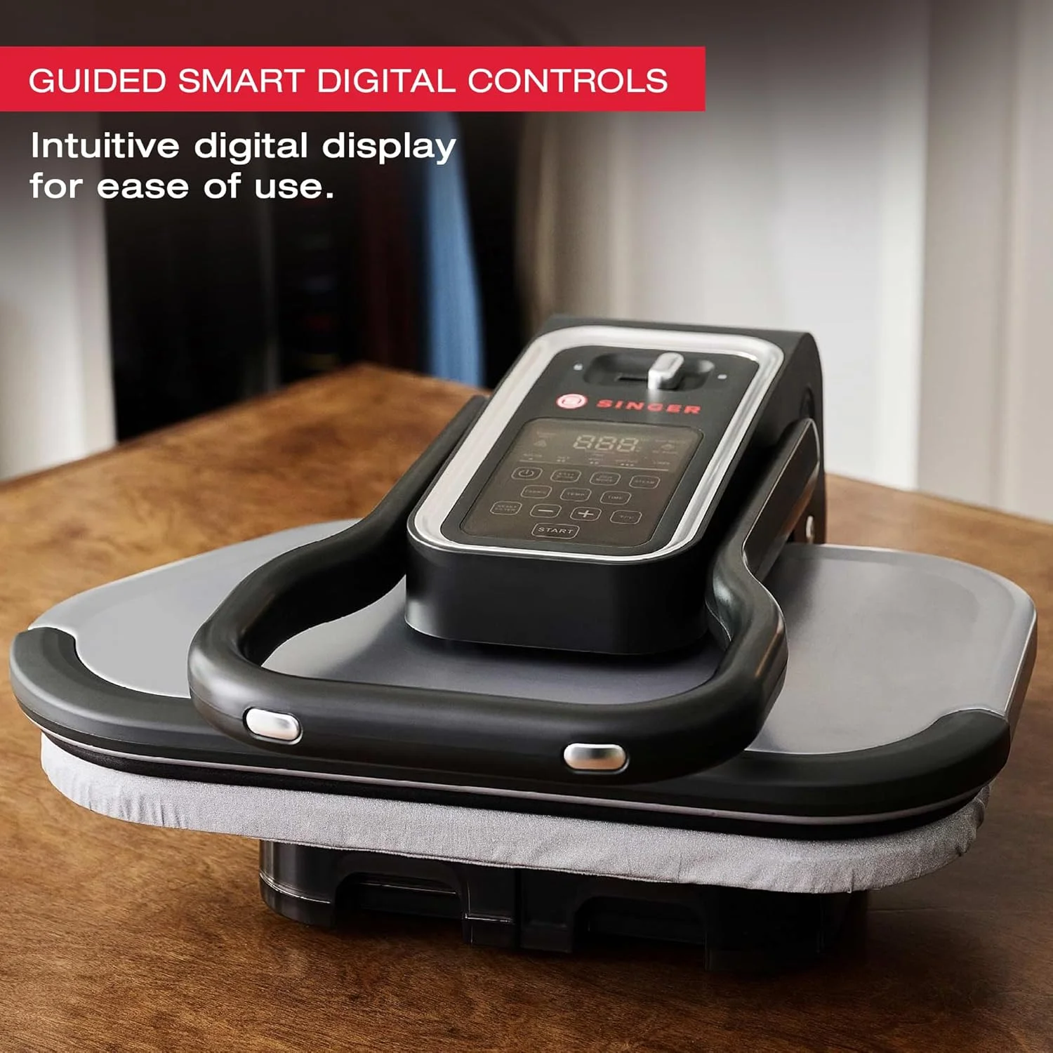 پرس بخار هوشمند سینگر مدل 2.0 با صفحه 20 اینچی