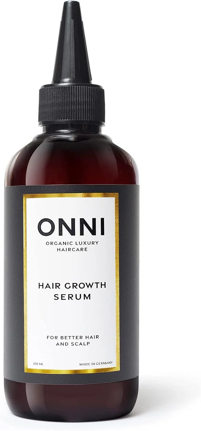 سرم مو ONNI | سرم رشد مو ارگانیک | 200 میلی لیتر | بدون سیلیکون، سولفات، پارابن - مراقبت از مو برای رشد بیشتر مو، ضد خارش پوست سر، ساخت آلمان، شناخته شده از مطبوعات