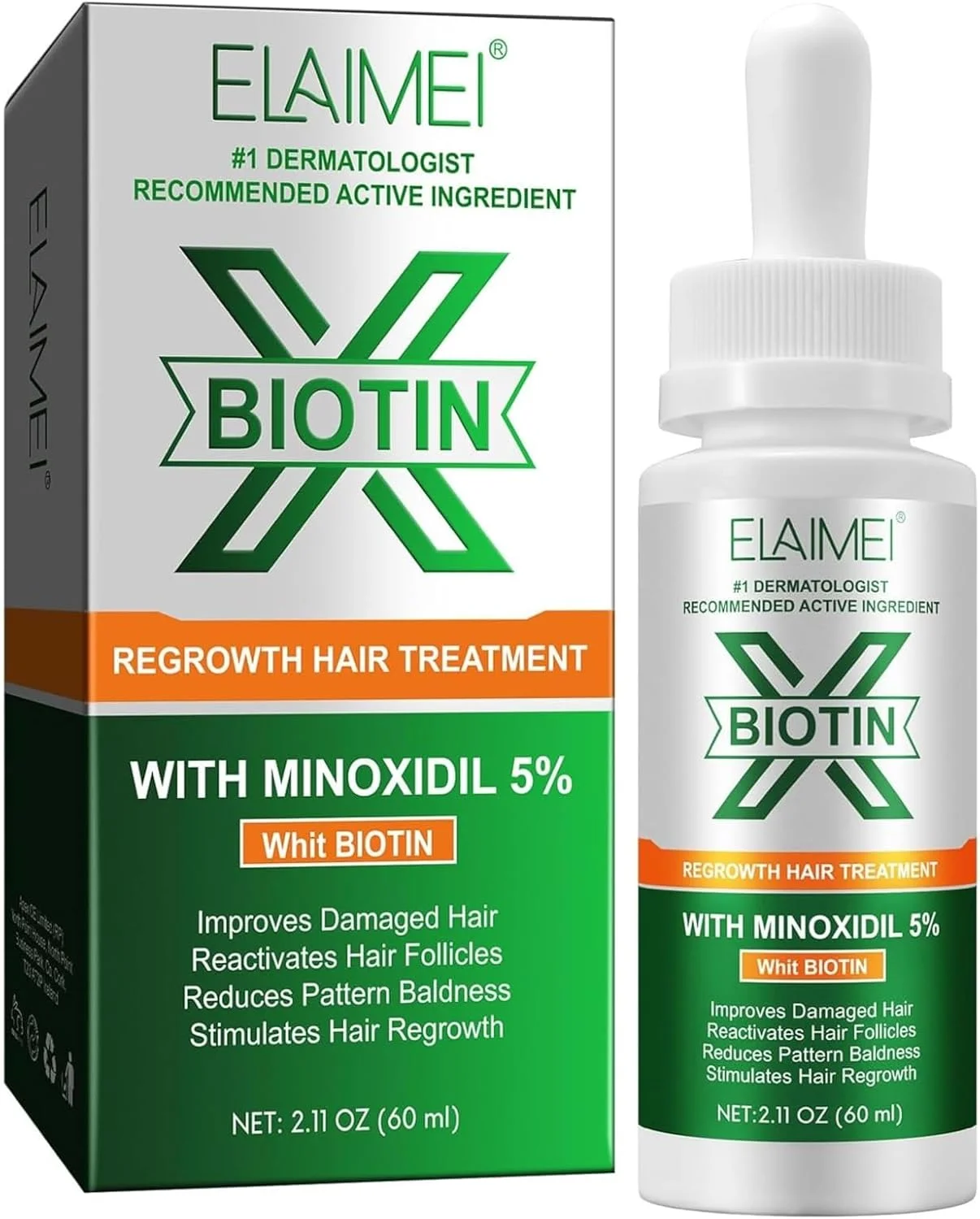 سرم رشد مو NIKITA.VIVI حاوی 5% ماینوکسیدیل و بیوتین 60 میلی لیتر، سرم درمان رشد مجدد مو برای موهای آسیب دیده، فعال کننده مجدد فولیکول های مو، کاهش دهنده طاسی الگویی، محرک روغن رشد مو سرم رشد مو NIKITA.VIVI حاوی 5% ماینوکسیدیل و بیوتین 60 میلی لیتر، سرم درمان رشد مجدد مو برای موهای آسیب دیده، فعال کننده مجدد فولیکول های مو، کاهش دهنده طاسی الگویی، محرک روغن رشد مو