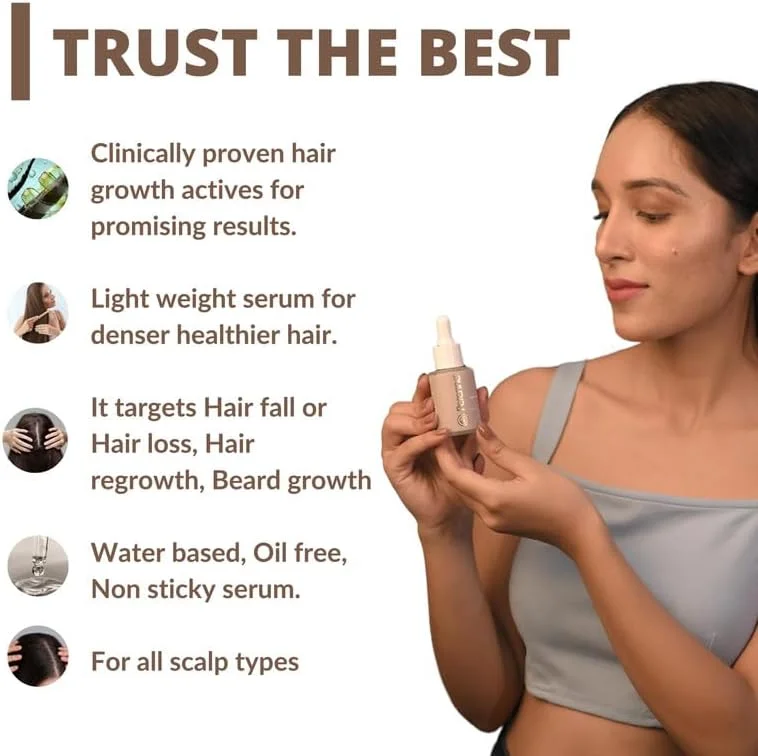 سرم تقویت کننده مو پرن با رِدِنسِیل، بایکاپیل و آناگِین برای کنترل ریزش مو | مناسب برای آقایان و بانوان | (30 میلی لیتر)