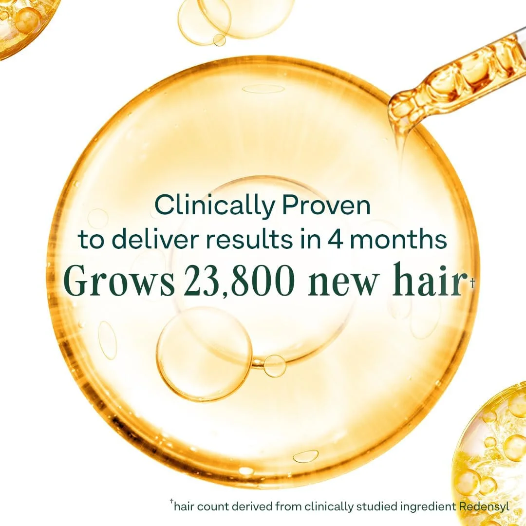 سرم پیشرفته رشد مو OZiva+ با 3% Redensyl و 1% عصاره ریشه Lindera | تعادل میکروبیوم پوست سر و فعال کننده رشد مو | فرموله شده توسط دانشمندان با مواد فعال گیاهی خالص | بدون عوارض جانبی | 30 میلی لیتر