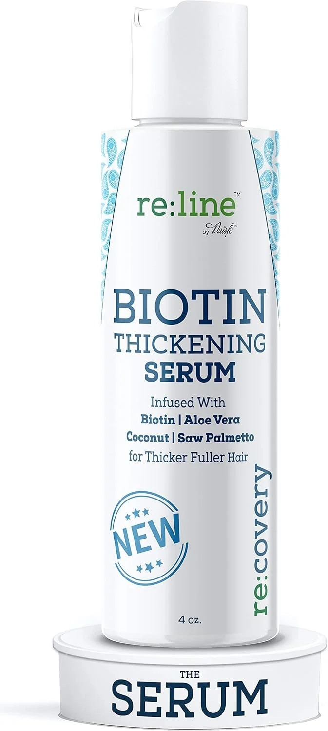 سرم رشد مو Paisle Botanics برای جلوگیری از ریزش مو، غلیظ کننده طبیعی موهای نازک بیوتین برای زنان و مردان، 118 میلی لیتر