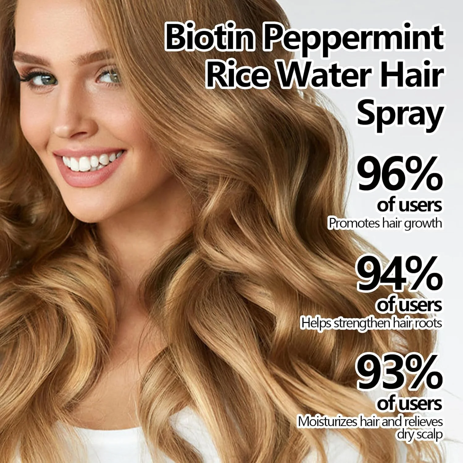 اسپری آب برنج برای رشد مو حاوی بیوتین و نعناع فلفلی، تقویت کننده و نرم کننده مو، سرم غیر چرب 100 میلی لیتری، محرک موهای ضخیم تر و بلندتر برای آقایان و بانوان اسپری آب برنج برای رشد مو حاوی بیوتین و نعناع فلفلی، تقویت کننده و نرم کننده مو، سرم غیر چرب 100 میلی لیتری، محرک موهای ضخیم تر و بلندتر برای آقایان و بانوان