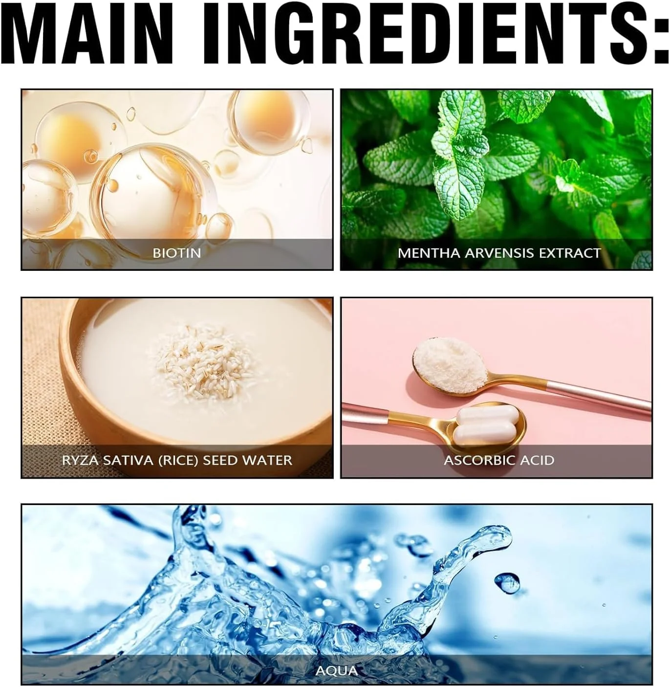 اسپری آب برنج برای رشد مو حاوی بیوتین و نعناع فلفلی، تقویت کننده و نرم کننده مو، سرم غیر چرب 100 میلی لیتری، محرک موهای ضخیم تر و بلندتر برای آقایان و بانوان اسپری آب برنج برای رشد مو حاوی بیوتین و نعناع فلفلی، تقویت کننده و نرم کننده مو، سرم غیر چرب 100 میلی لیتری، محرک موهای ضخیم تر و بلندتر برای آقایان و بانوان