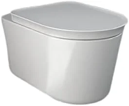 توالت فرنگی وال هنگ سرامیک RAK، سفید مات، 560X363 میلی متر