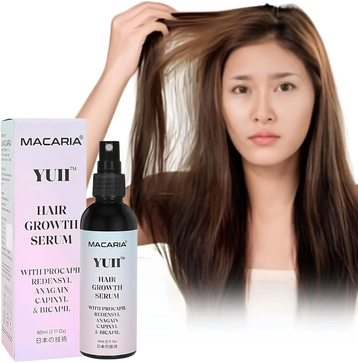 اسپری سرم رشد مو یویی پروکاپیل و رِدِنسِیل با آناگِین برای موهای مشکی بانوان اسپری سرم رشد مو یویی پروکاپیل و رِدِنسِیل با آناگِین برای موهای مشکی بانوان