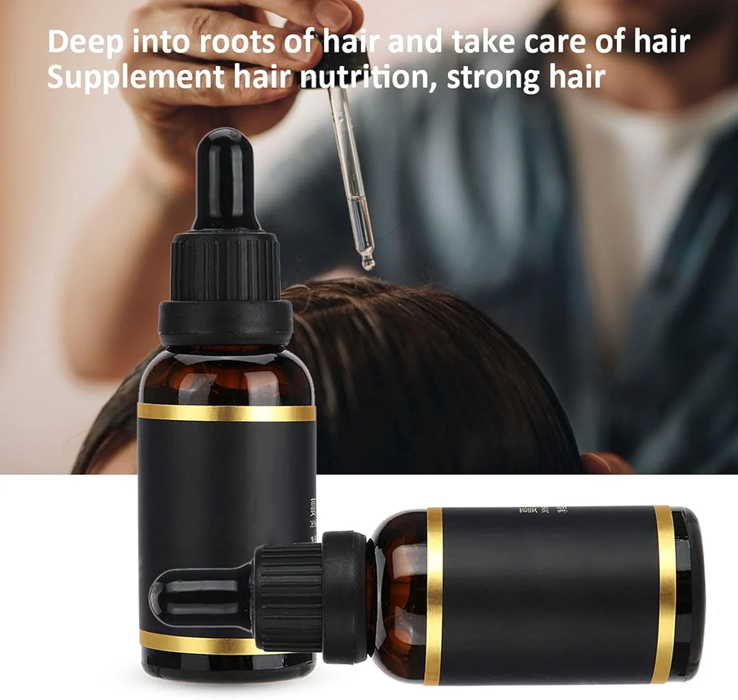 روغن رشد مو 30 میلی لیتری Polygonum Multiflorum، سرم گیاهی برای رشد مجدد مو، برای موهای قوی تر، ضخیم تر و بلندتر، روغن بهبود مو برای زنان و مردان، موهای درخشان و پرپشت