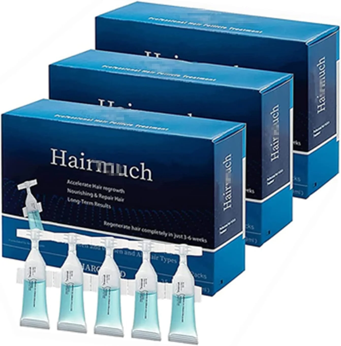 سرم تقویت‌کننده مو هیر-ماچ مدل Hair Growth بسته 3 عددی