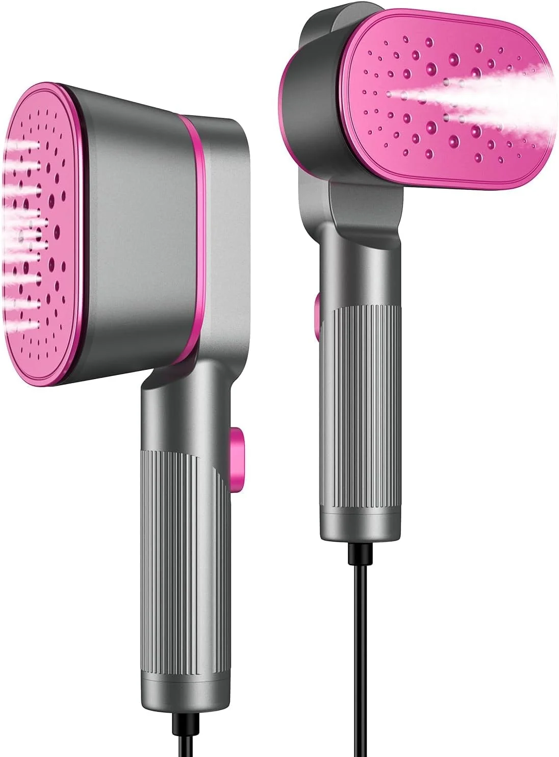 بخارگر دستی لباس KASTWAVE، بخارگر قابل حمل لباس، از بین برنده چین و چروک پارچه و اتو لباس 2 در 1، بخارگر قدرتمند 2000 واتی لباس، گرم شدن سریع 9 ثانیه ای، برای خانه، محل کار و مسافرت