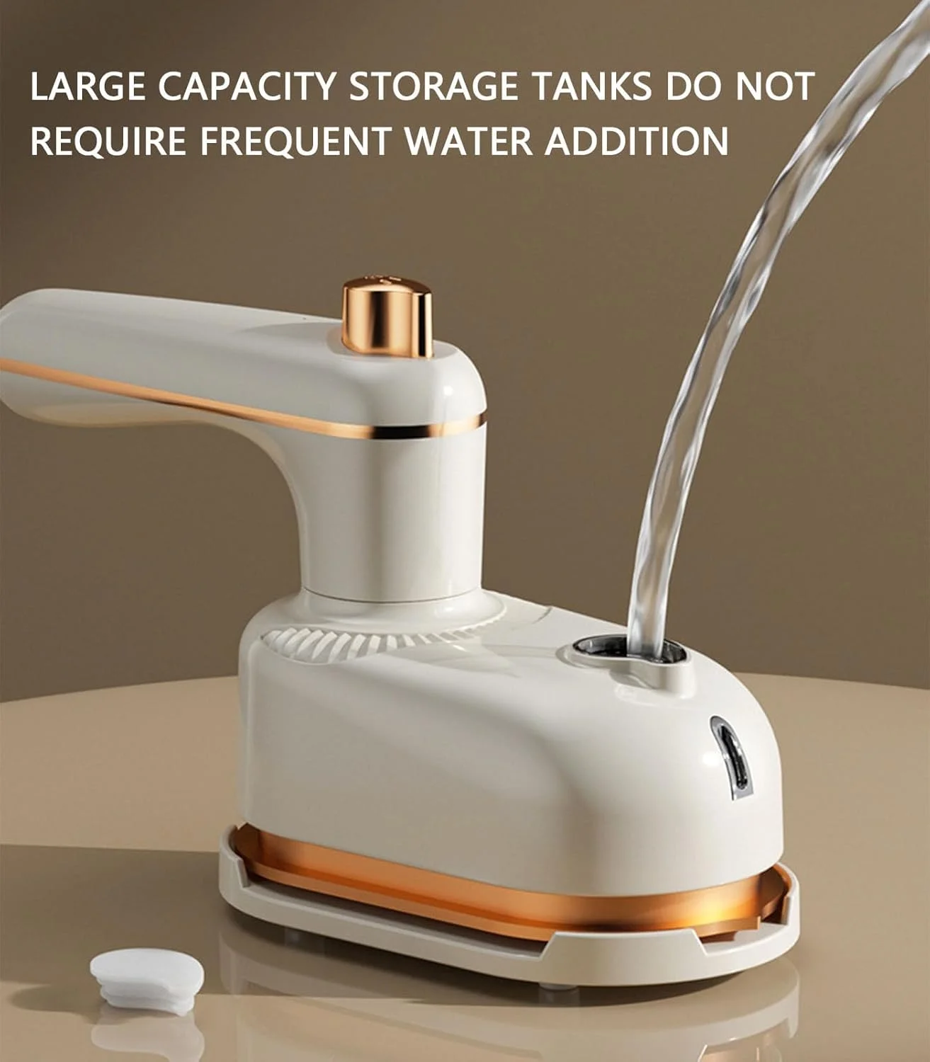 بخارگر لباس KASTWAVE، بخارگر دوگانه خشک و مرطوب لباس، اتو بخار مسافرتی قابل حمل، گرم شدن سریع، سبک و قابل حمل، ایده آل برای استفاده در خانه و مسافرت (بژ)