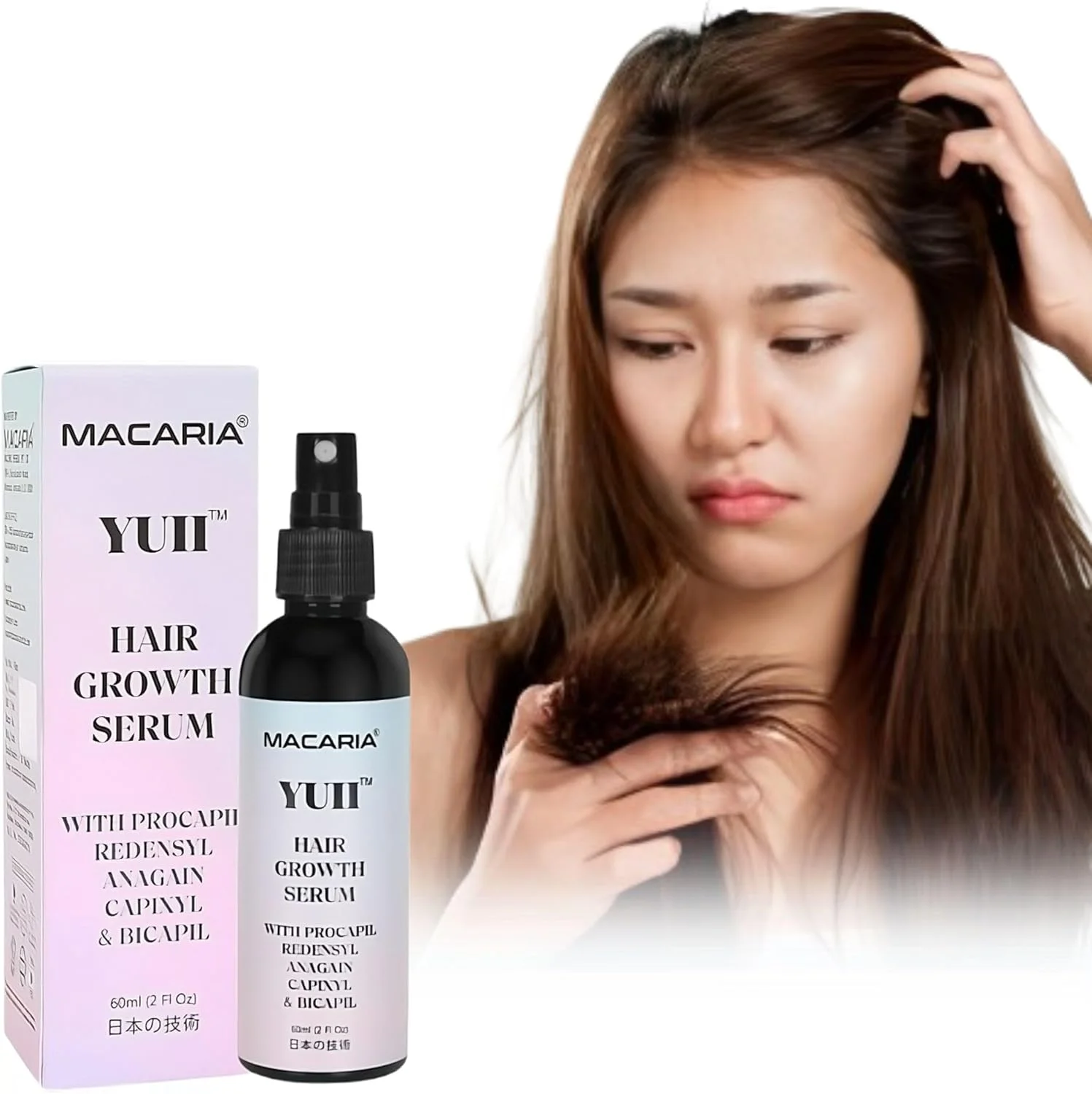 سرم رشد مو یویی حاوی ردنسيل و پروکاپیل