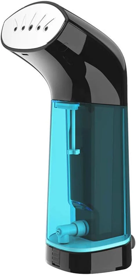 بخارگر لباس CLX، اتو بخار دستی و قابل حمل برای منزل و مسافرت، طراحی ضد نشت 360 درجه، اتوکشی عمودی و افقی، مشکی