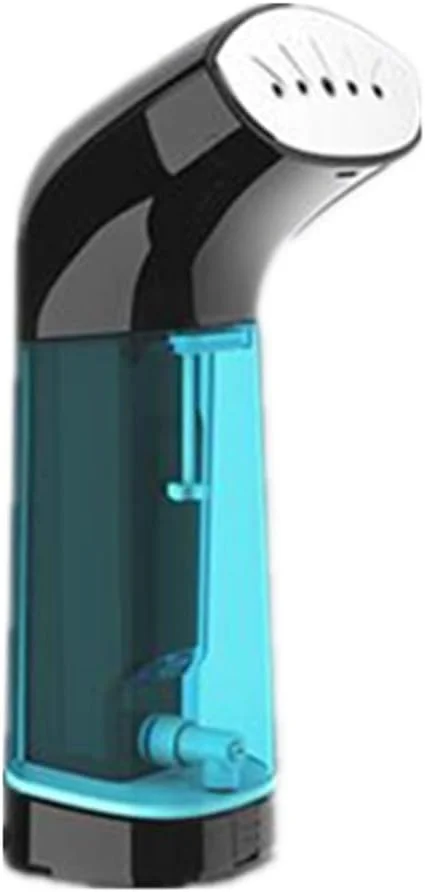 بخارگر لباس CLX، اتو بخار دستی و قابل حمل برای منزل و مسافرت، طراحی ضد نشت 360 درجه، اتوکشی عمودی و افقی، مشکی